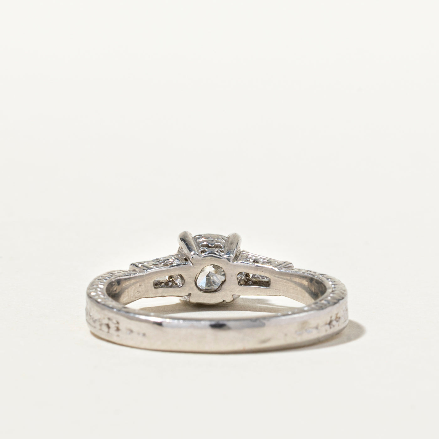 Diamond Accented Engagement Ring | 1.02ctw | SZ 7.5