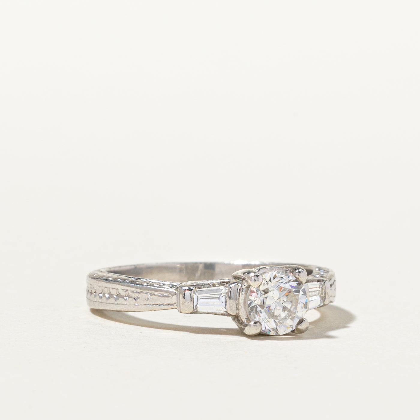 Diamond Accented Engagement Ring | 1.02ctw | SZ 7.5