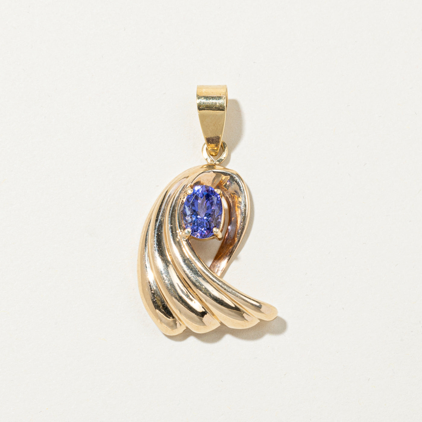 Tanzanite Wave Design Pendant | 1.31ct