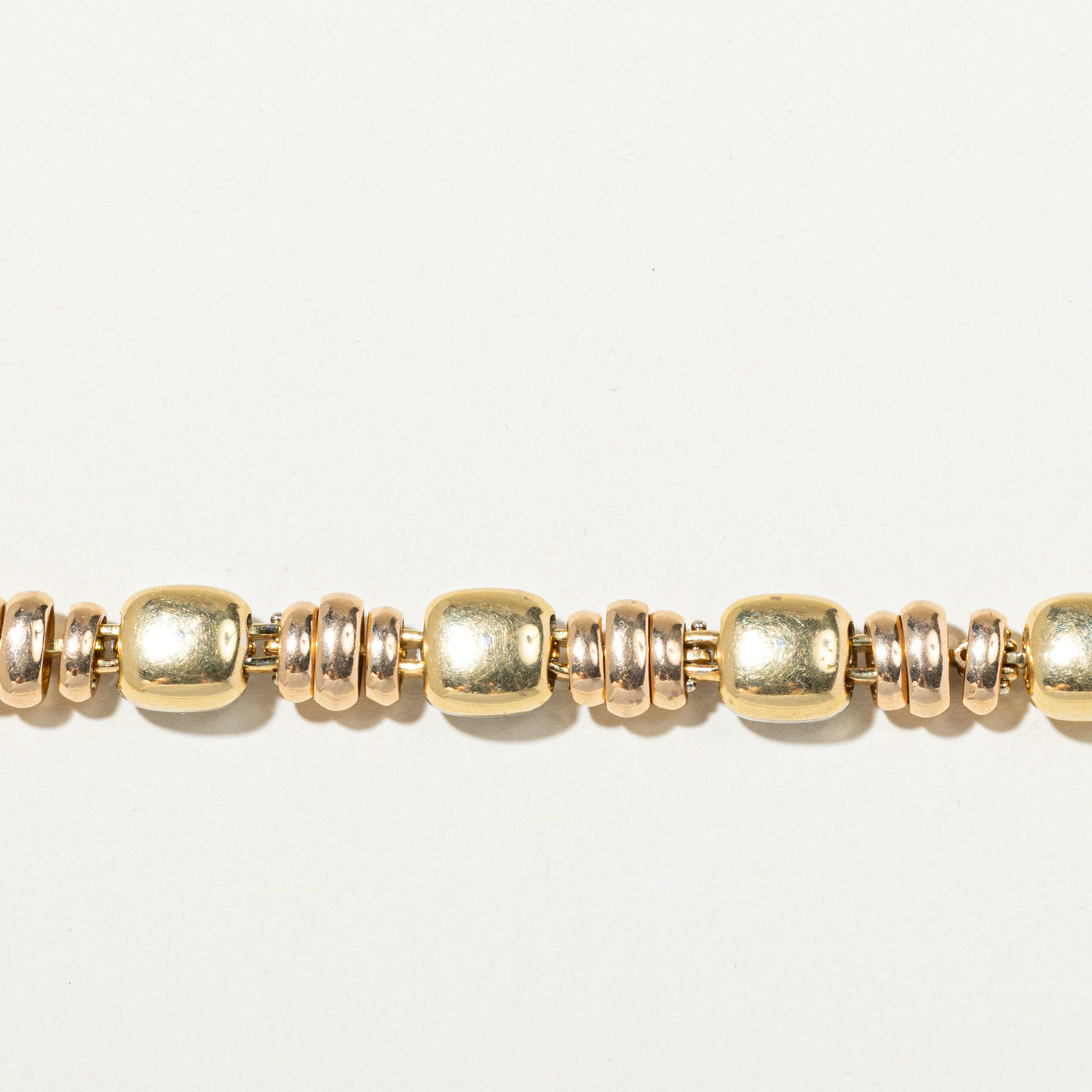 Diamond Cluster & Ruby Beaded Bracelet | 1.60ctw, 0.05ct | 7.5"