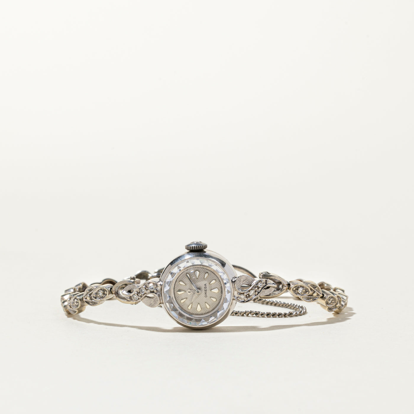 'Omega' Vintage Diamond Watch | 0.22ctw