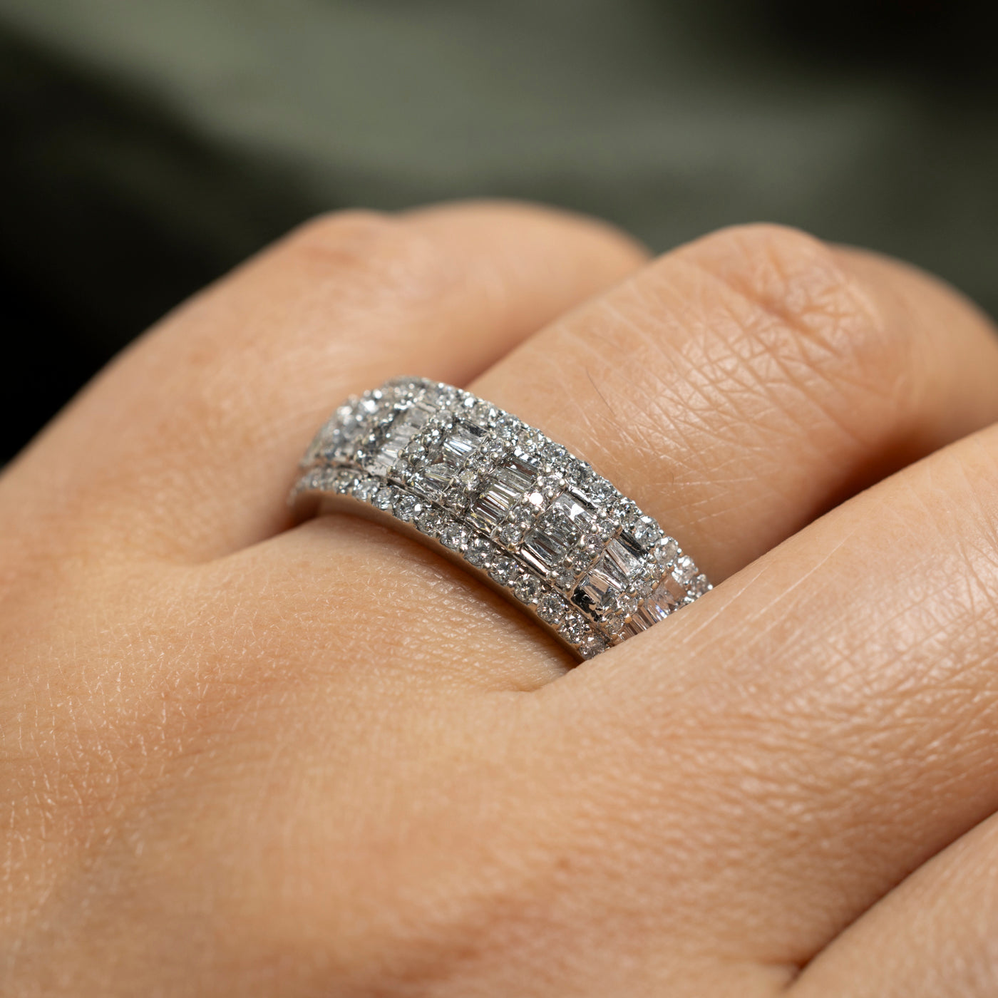 Semi Eternity Mixed Cut Diamond Band | 2.01ctw | SZ 10.75