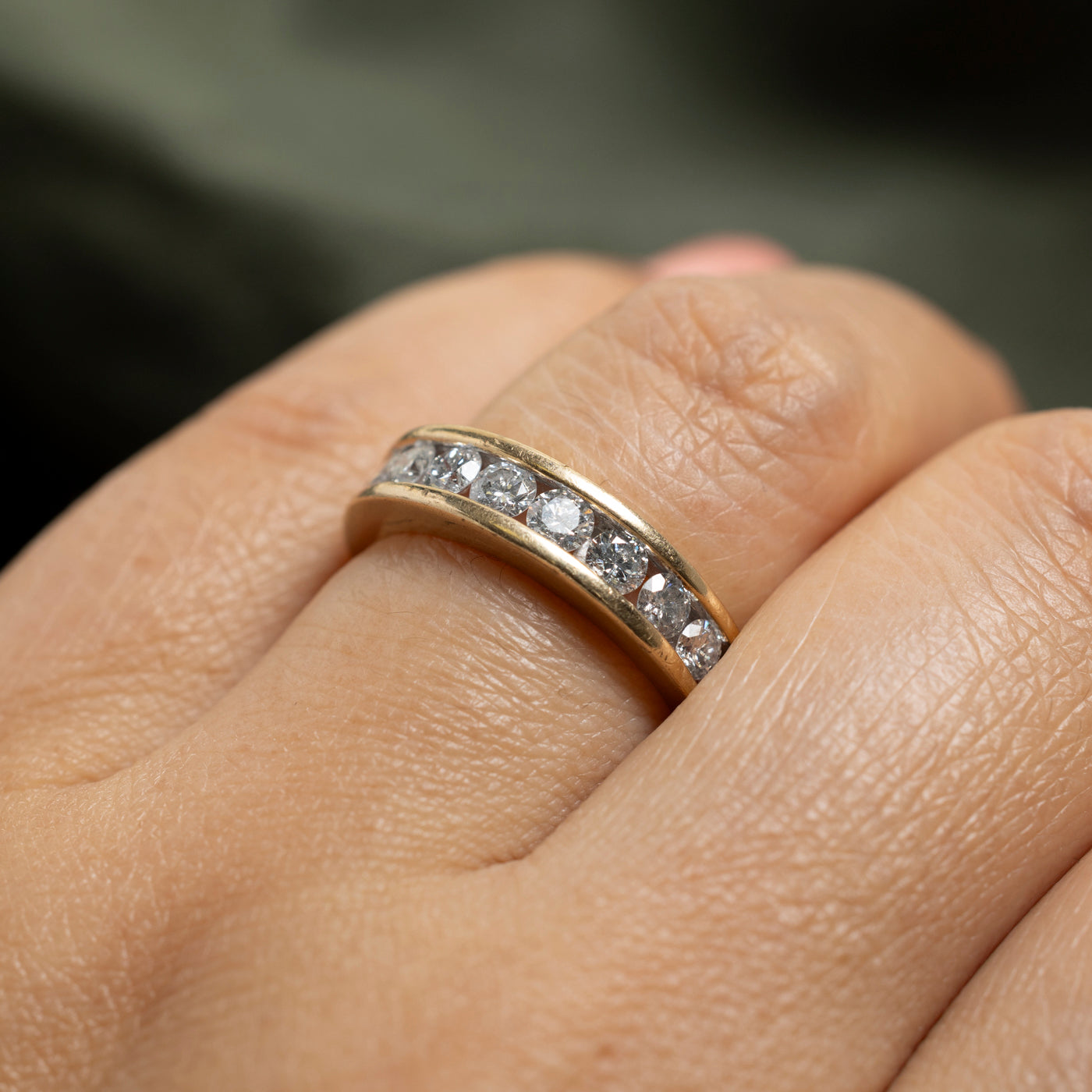 Semi Eternity Channel Set Diamond Band | 1.03ctw | SZ 6.5