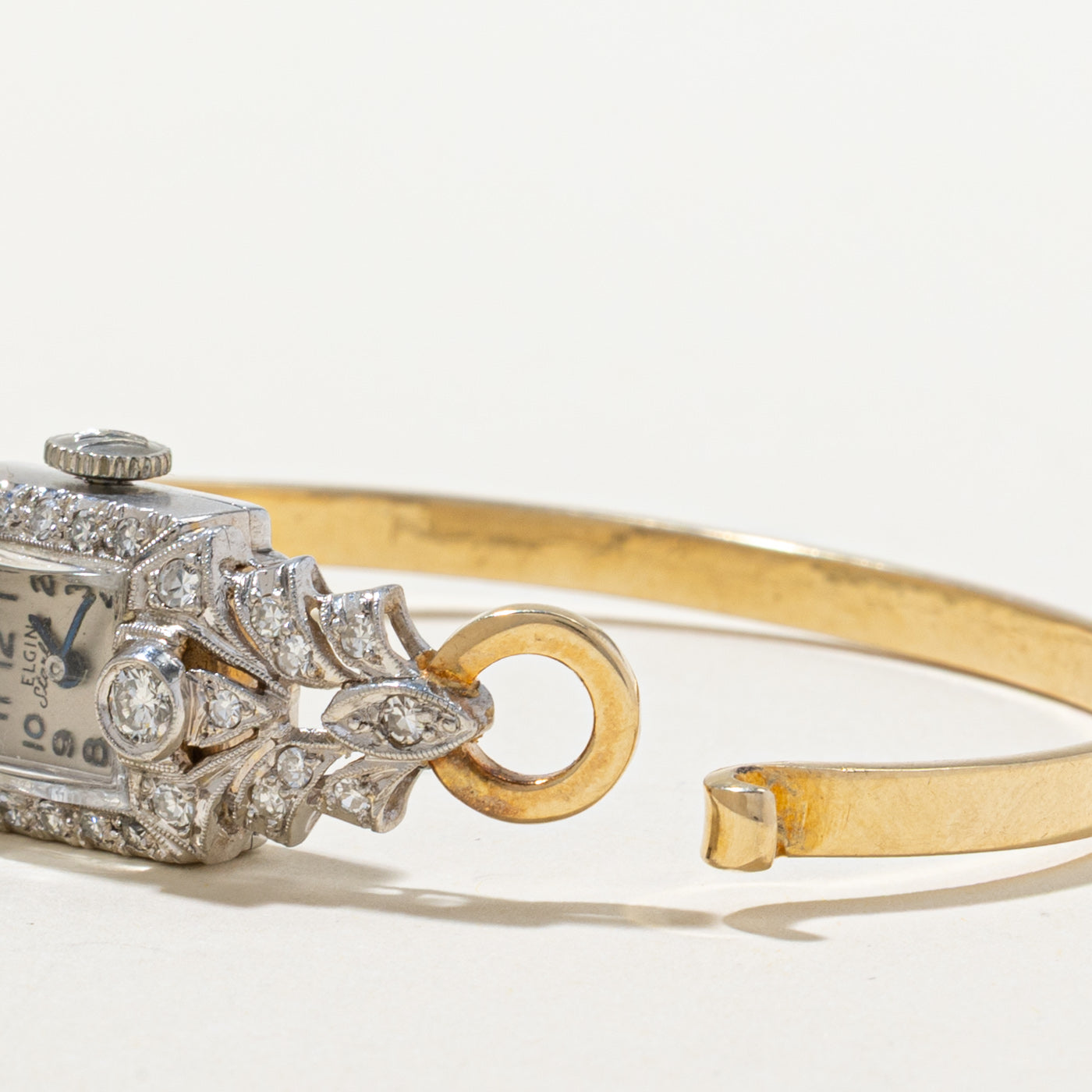 'Elgin' Diamond Face Watch | 0.80ctw | 6.75"