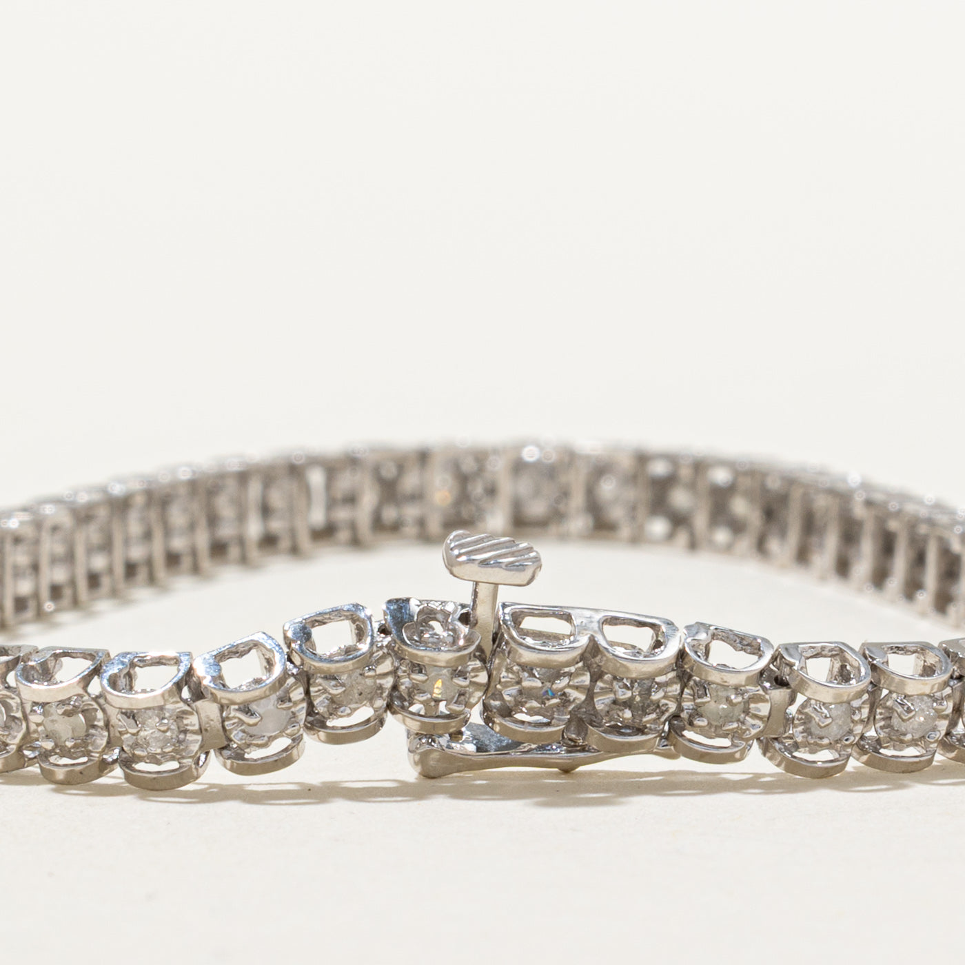 Illusion Set Diamond Tennis Bracelet | 1.75ctw | 8"