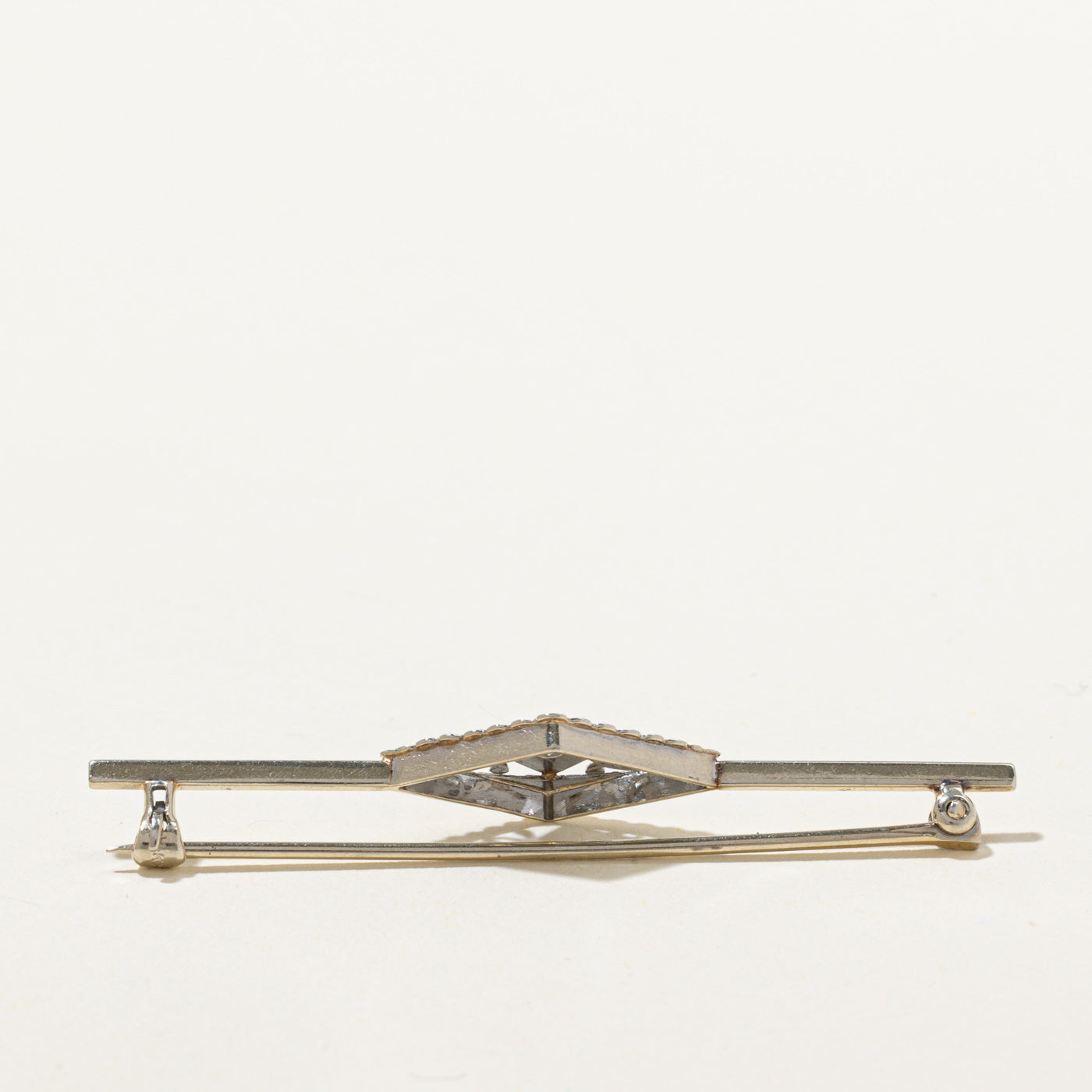 Antique Solitaire Diamond Brooch | 0.03ct