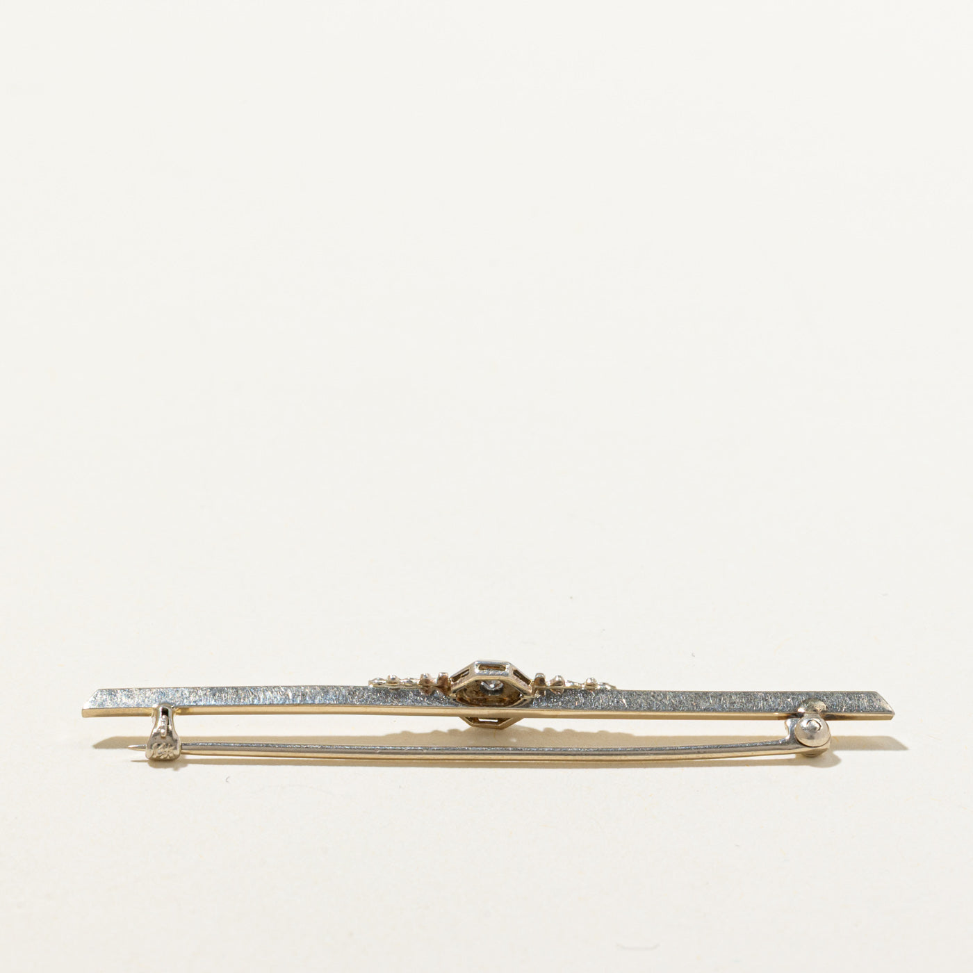 Antique Single Cut Diamond Brooch | 0.03ct