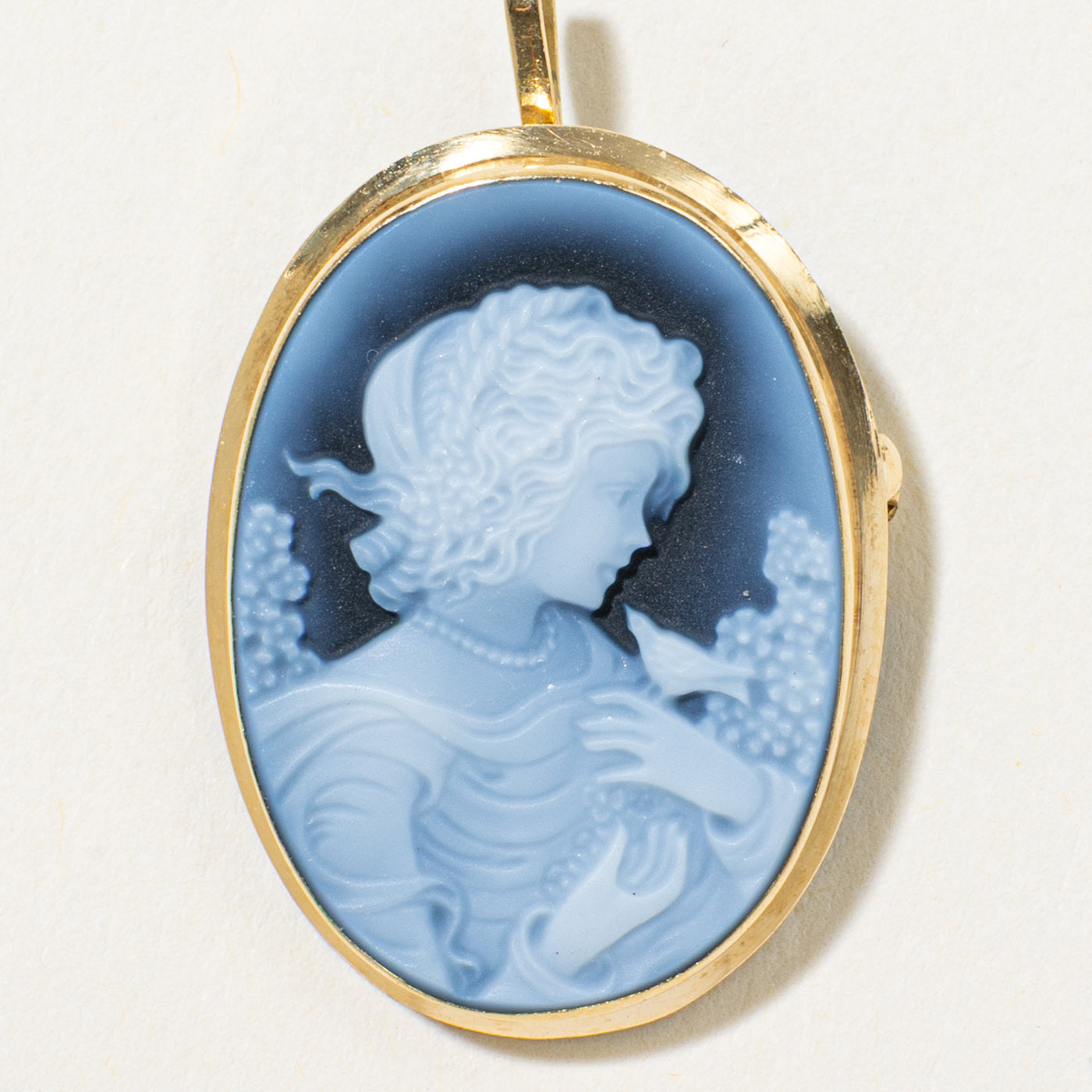 Carved Agate Convertible Brooch & Pendant | 8.00ct