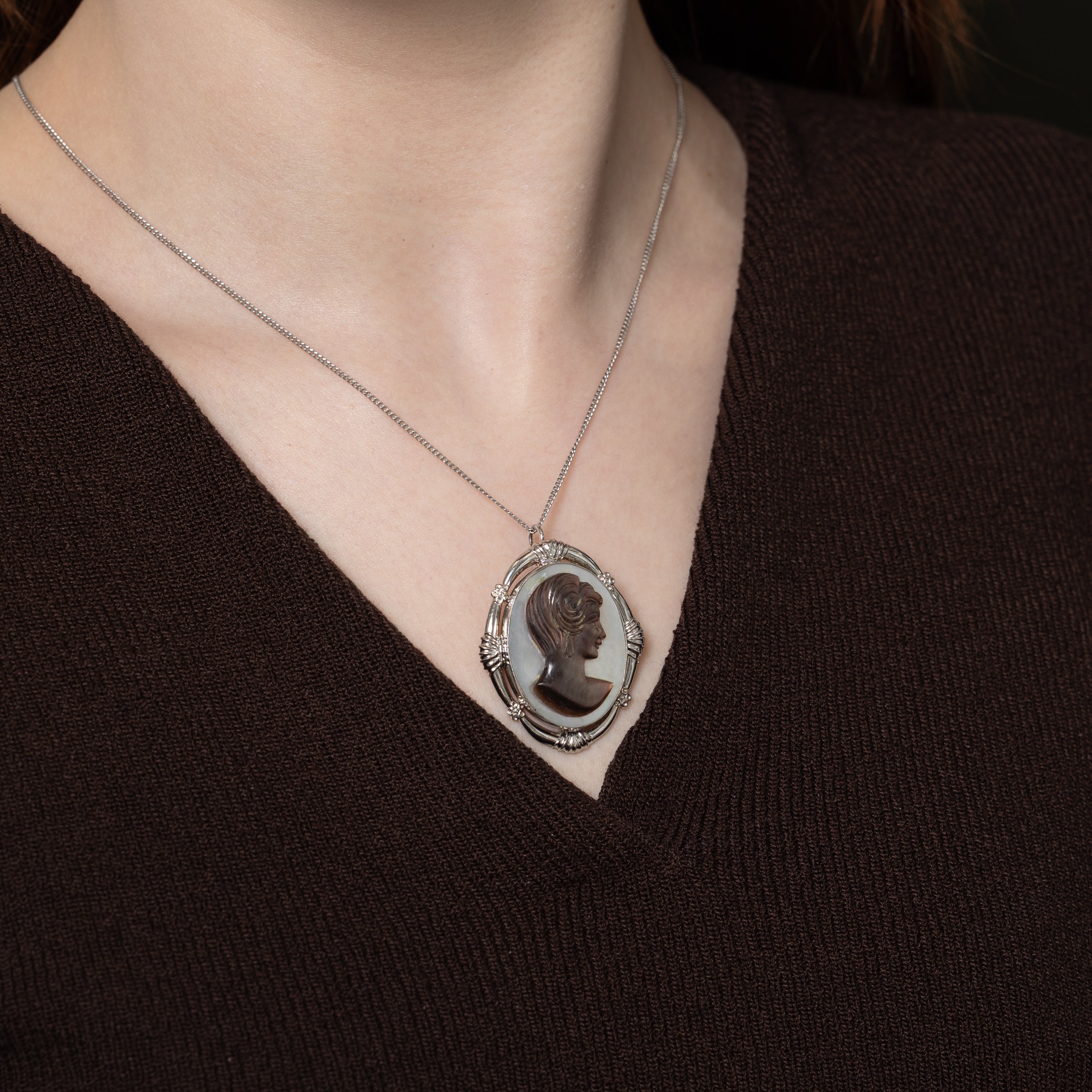Mother of Pearl & Abalone Convertible Pendant & Brooch | 16.50ct |