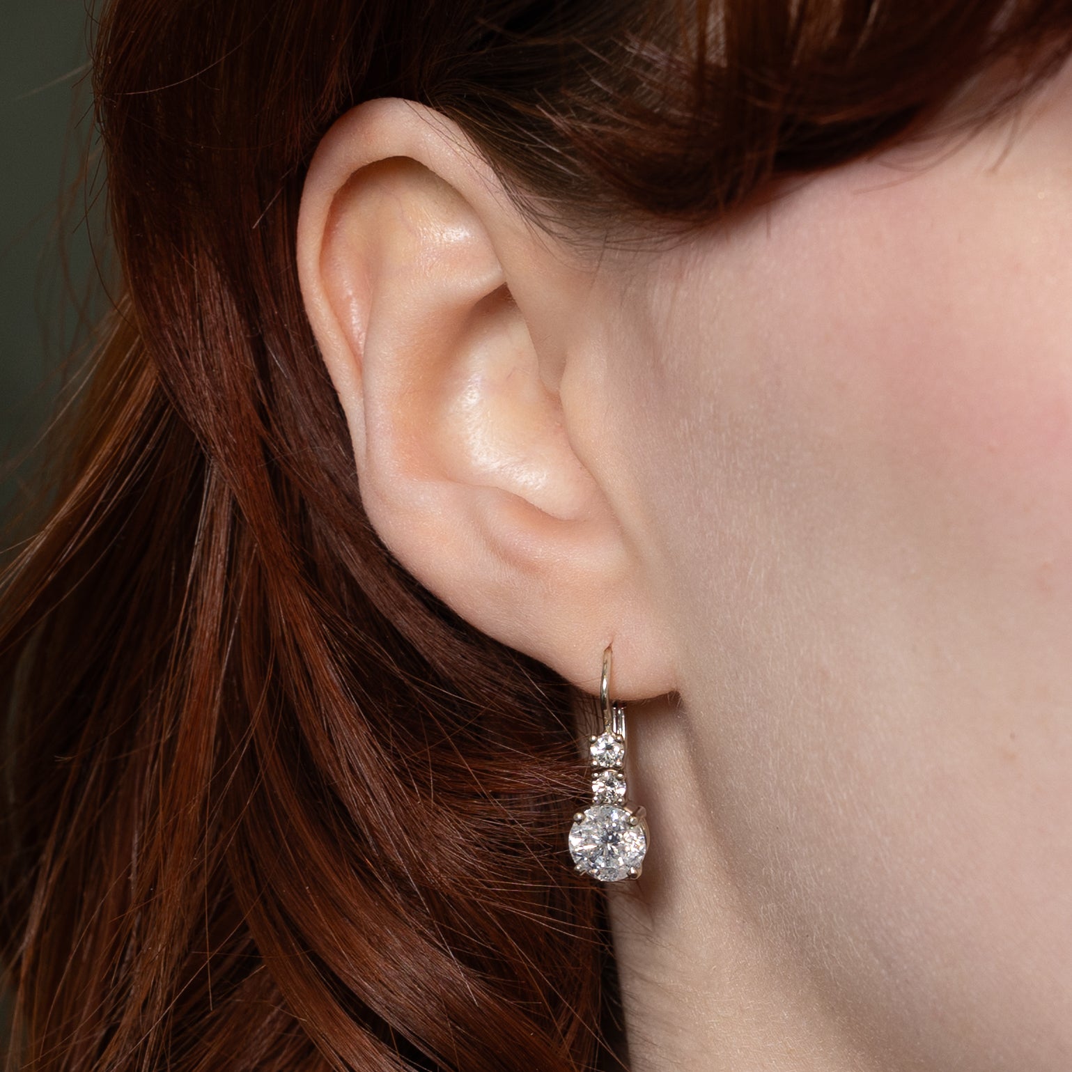 Diamond Drop Earrings | 3.37ctw