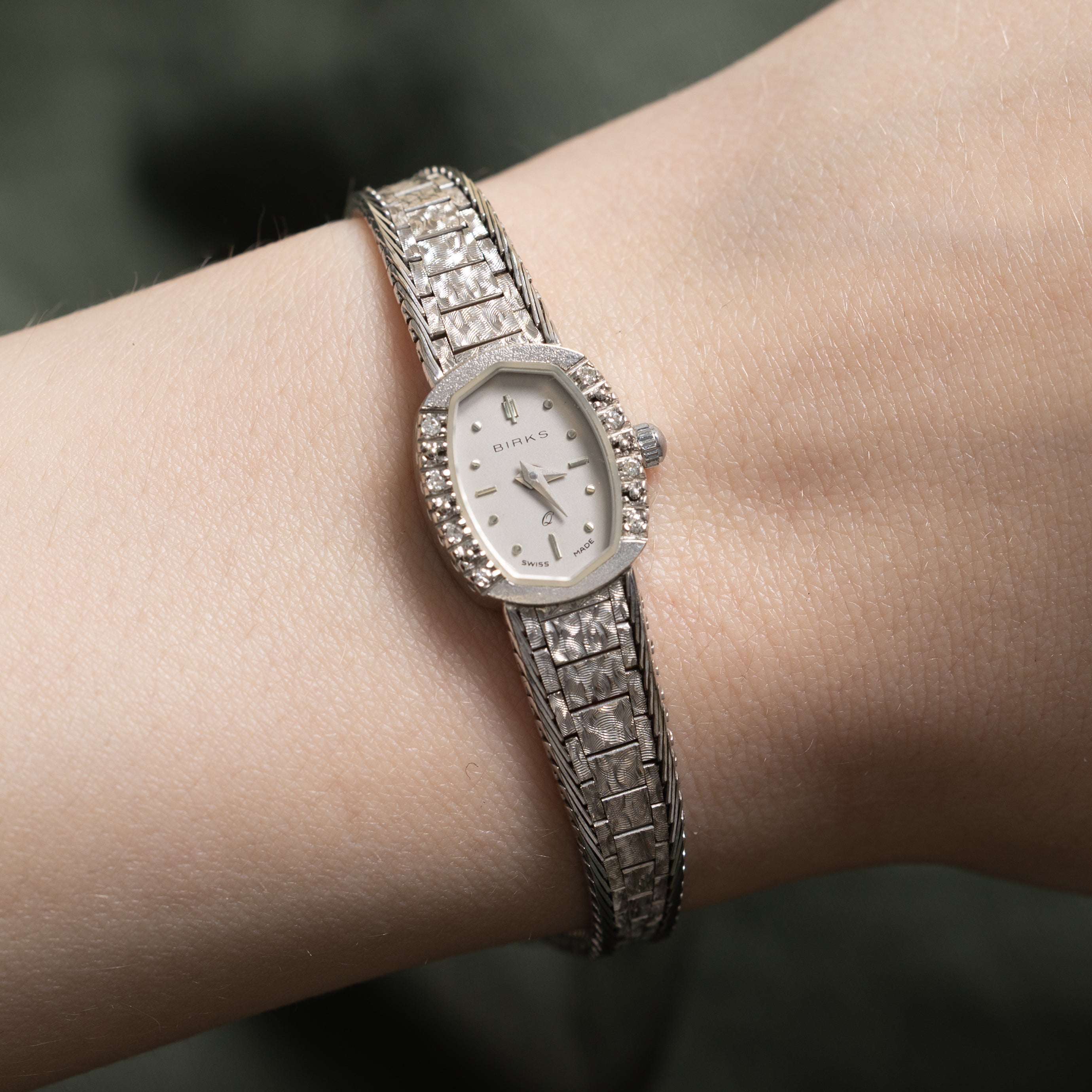 'Birks' Diamond Watch | 0.04ctw | 8"