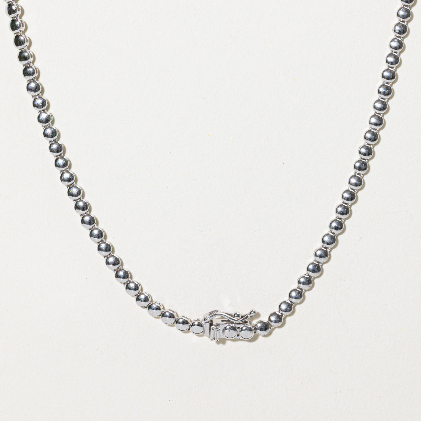 Semi Eternity Diamond Tennis Necklace | 3.10ctw | 17"