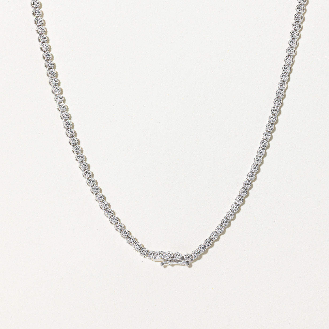'Piero Milano' Diamond Encrusted Drop Necklace | 2.00ctw | 17"