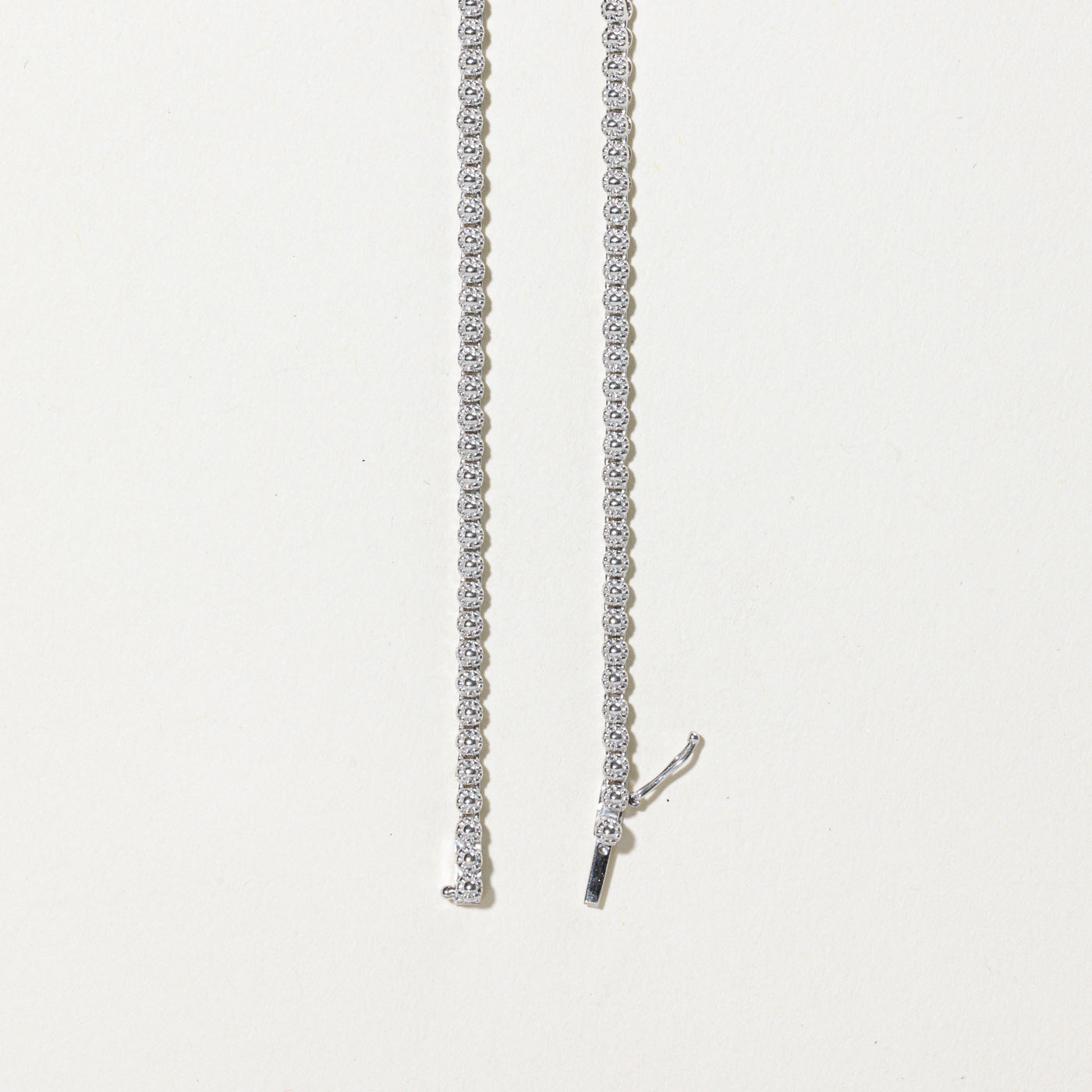 'Piero Milano' Diamond Encrusted Drop Necklace | 2.00ctw | 17"