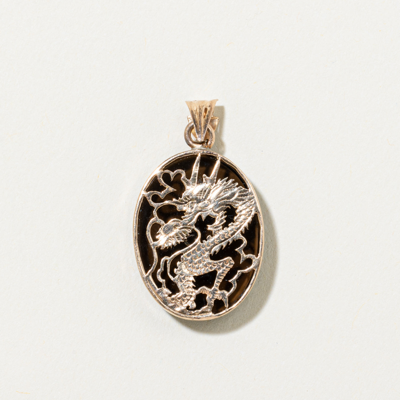 Smoky Quartz Dragon Pendant | 10.00ct