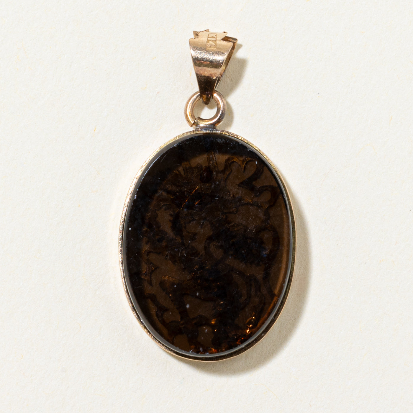 Smoky Quartz Dragon Pendant | 10.00ct