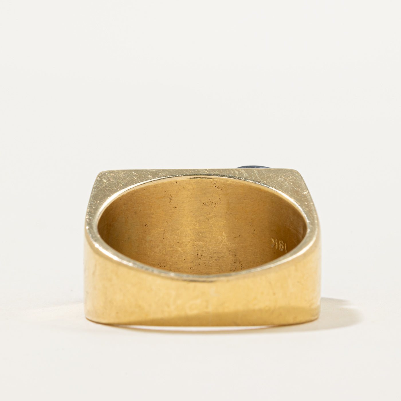 Carved Onyx Intaglio Ring | 12.00ctw | SZ 9.75