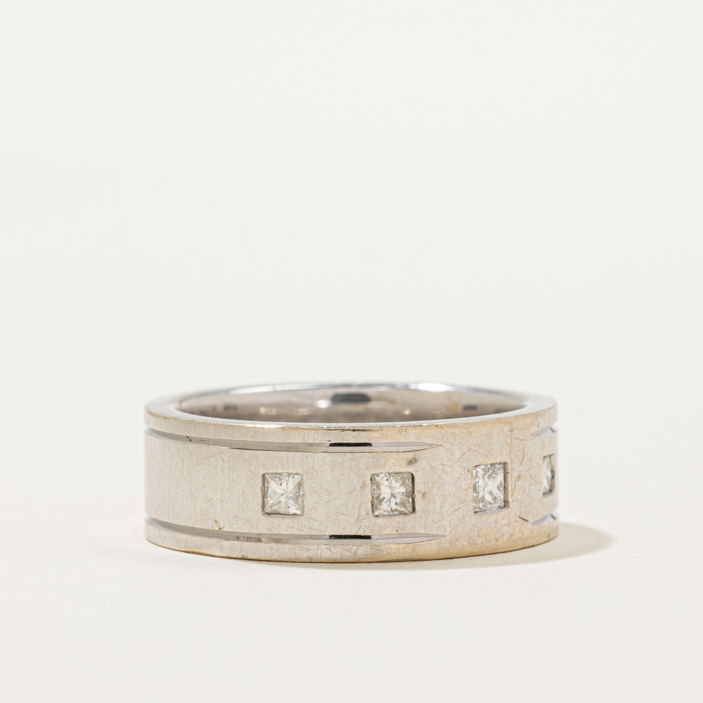 Princess Cut Five Stone Diamond Band | 0.45ctw | SZ 11.5