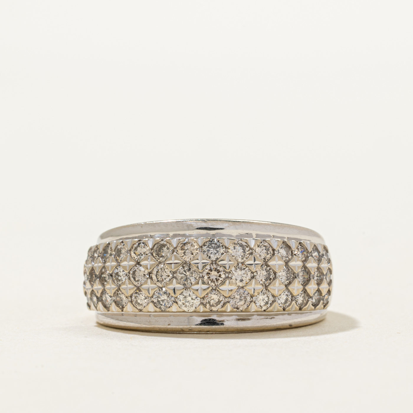 Multi Row Diamond Ring | 1.00ctw | SZ 8