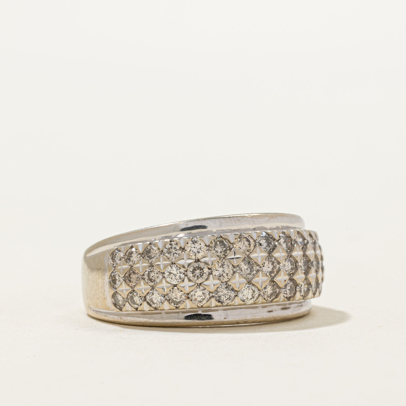 Multi Row Diamond Ring | 1.00ctw | SZ 8