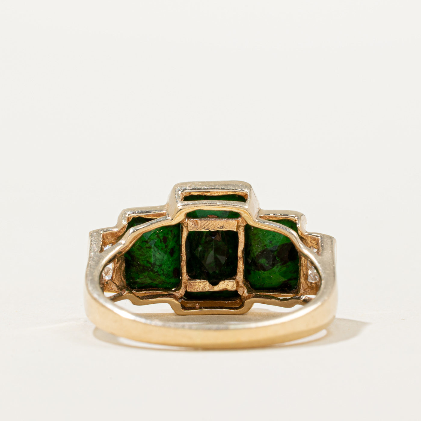 Maw Sit Sit & Diamond Ring | 4.00ctw, 0.04ctw | SZ 8