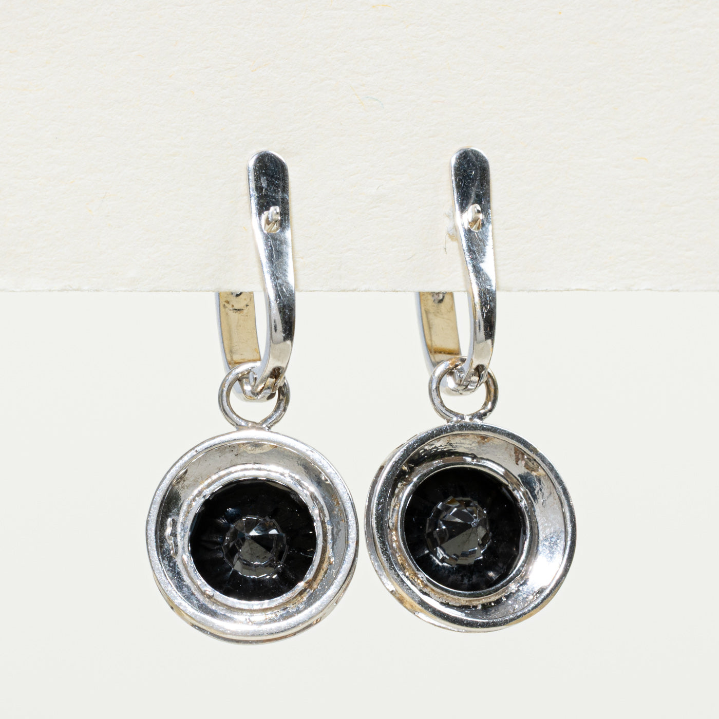 Natural Black Diamond Drop Earrings | 7.20ctw