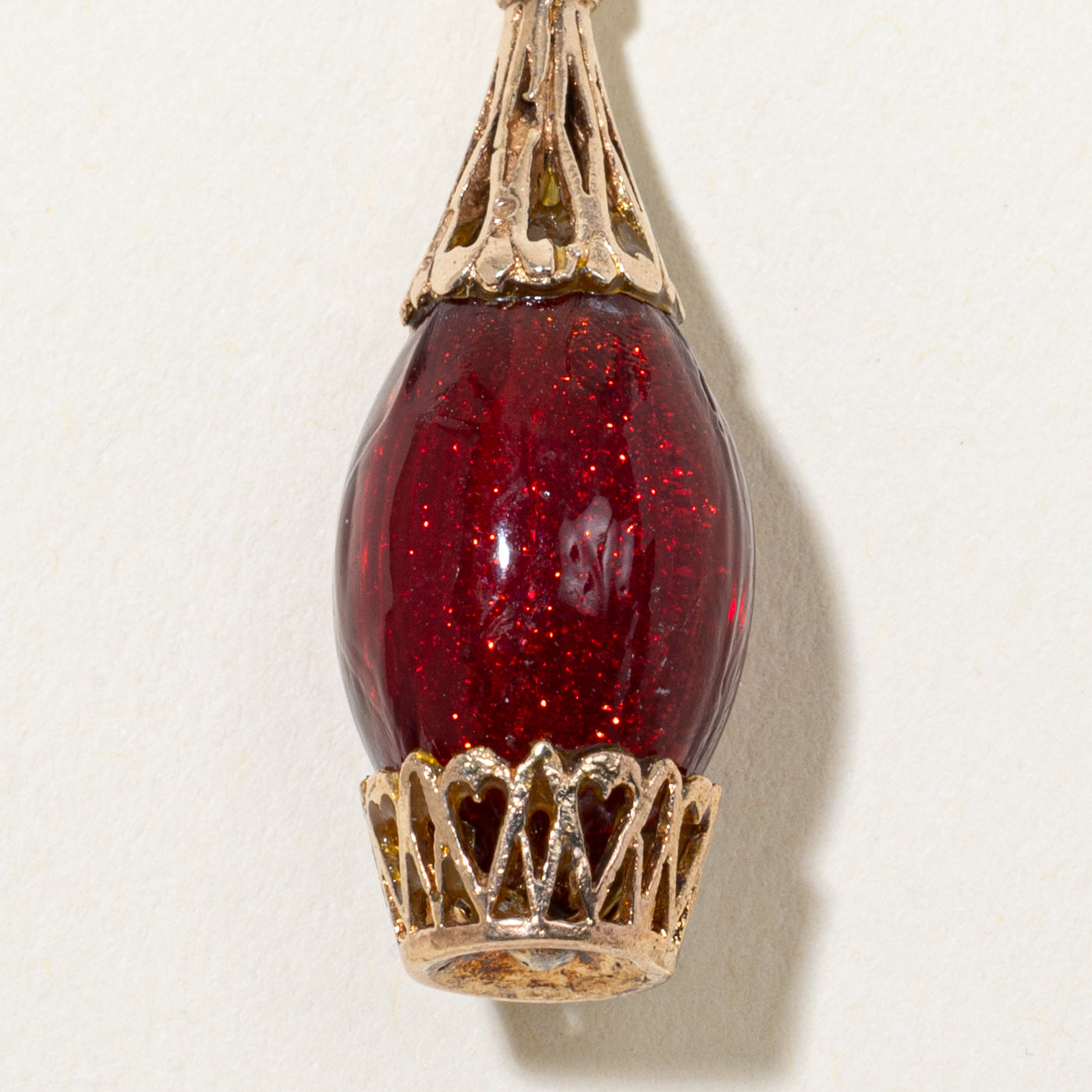 9k Yellow Gold & Resin Charm