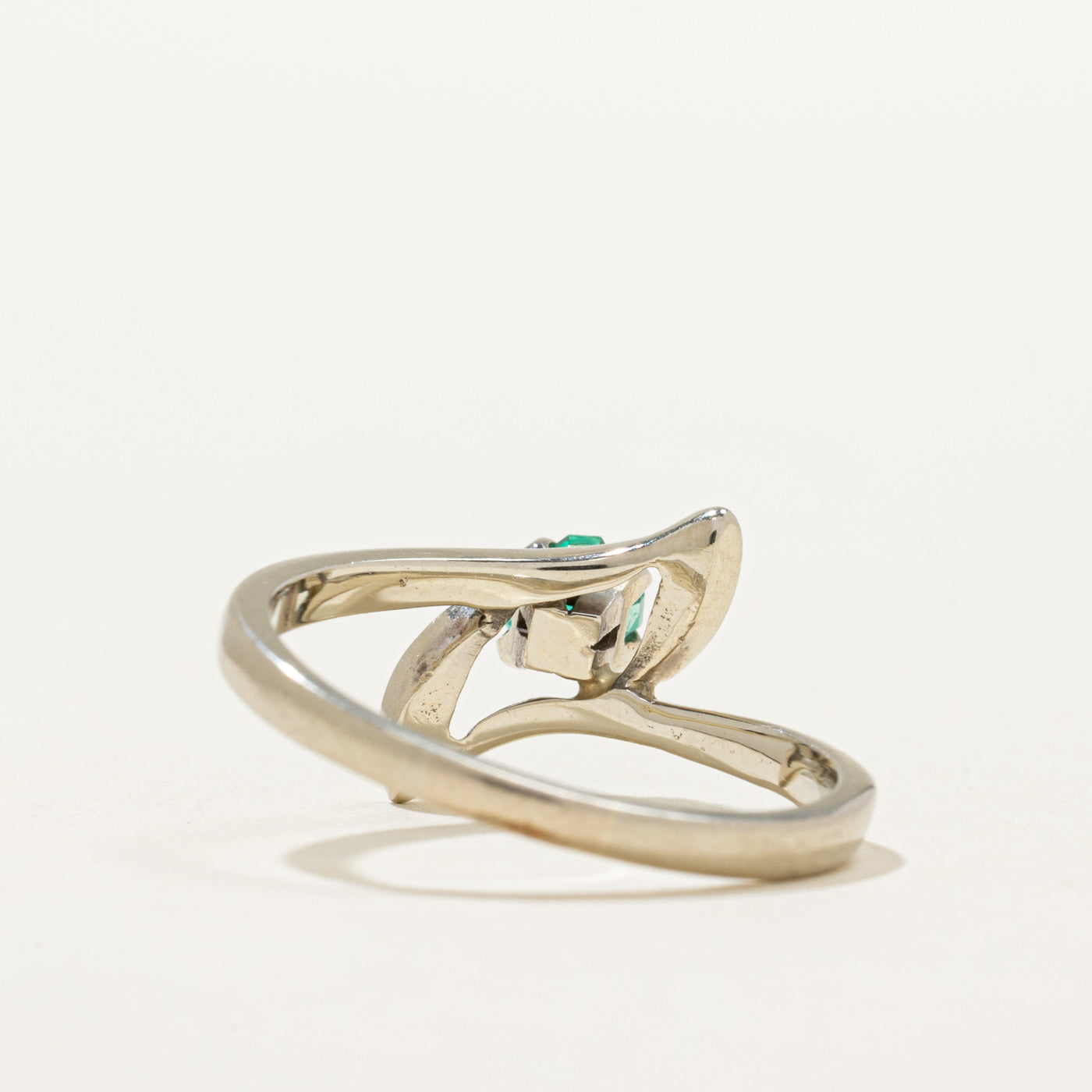 Emerald Abstract Ring | 0.36ct | SZ 8