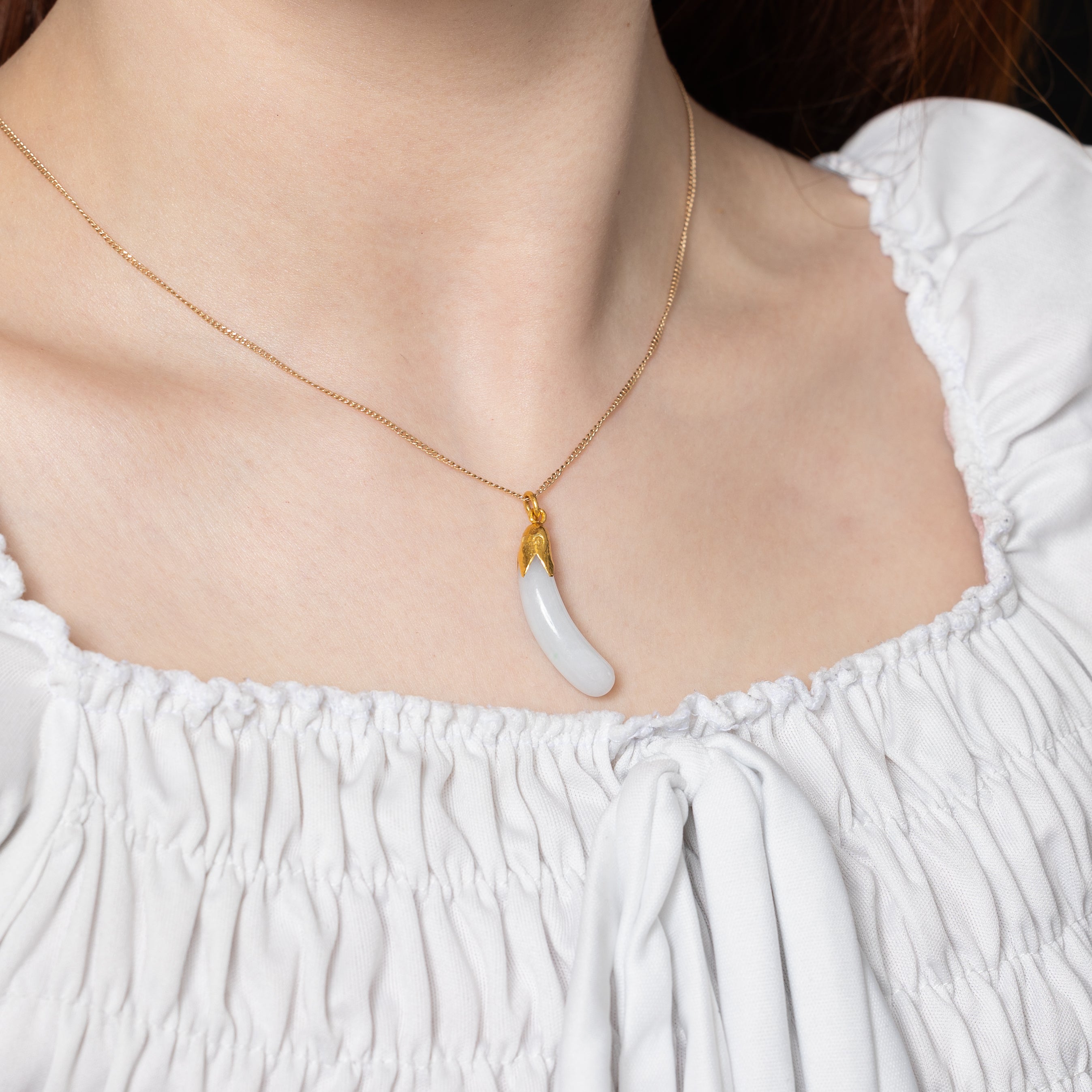 Treated Jadeite Drop Pendant | 10.00ct