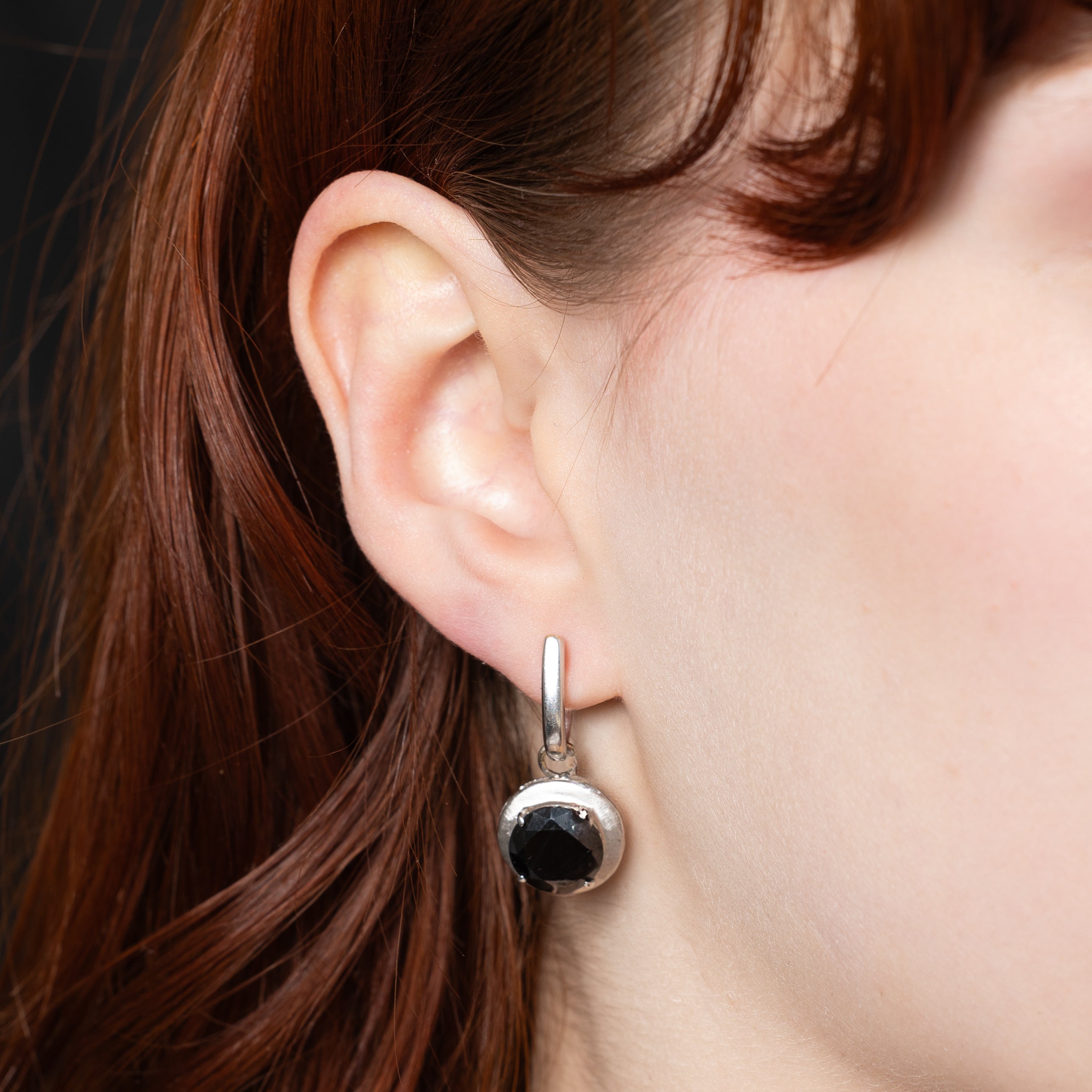 Natural Black Diamond Drop Earrings | 7.20ctw