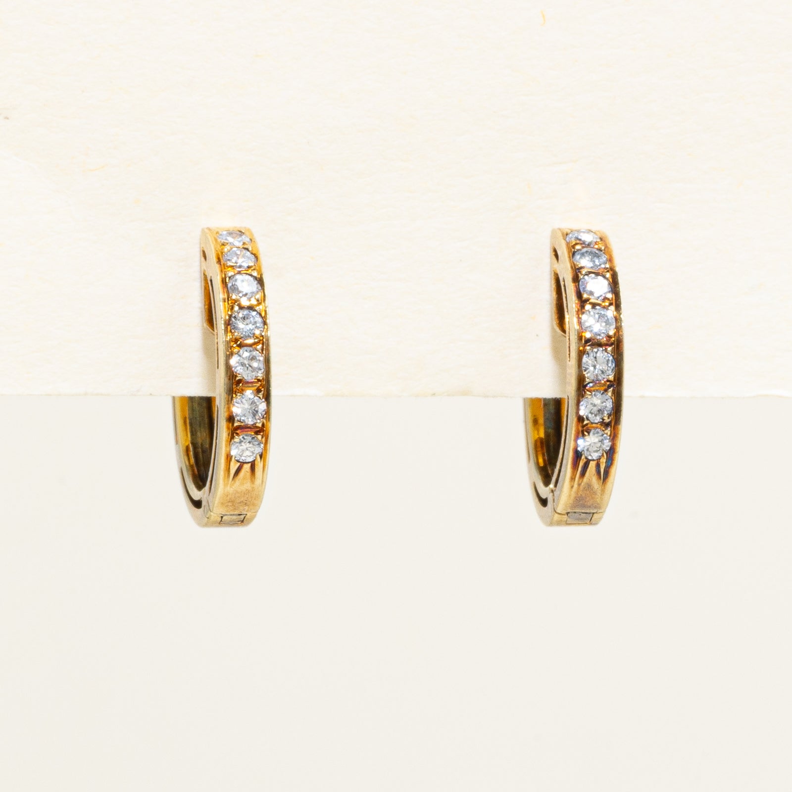 Diamond Huggie Earrings | 0.30ctw