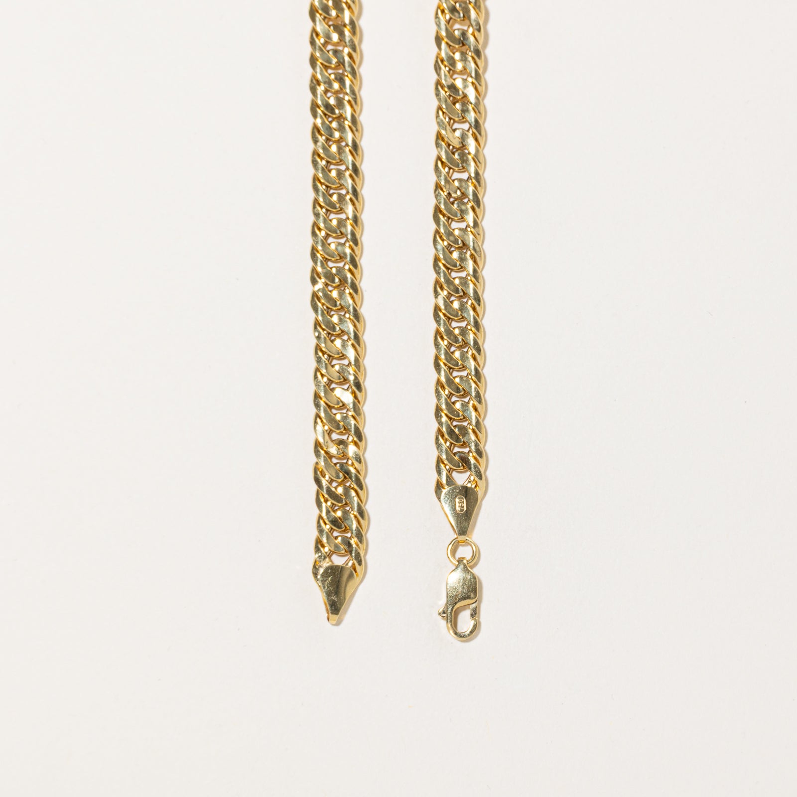 18k Yellow Gold Double Curb Link Chain | 8.40mm | 24"