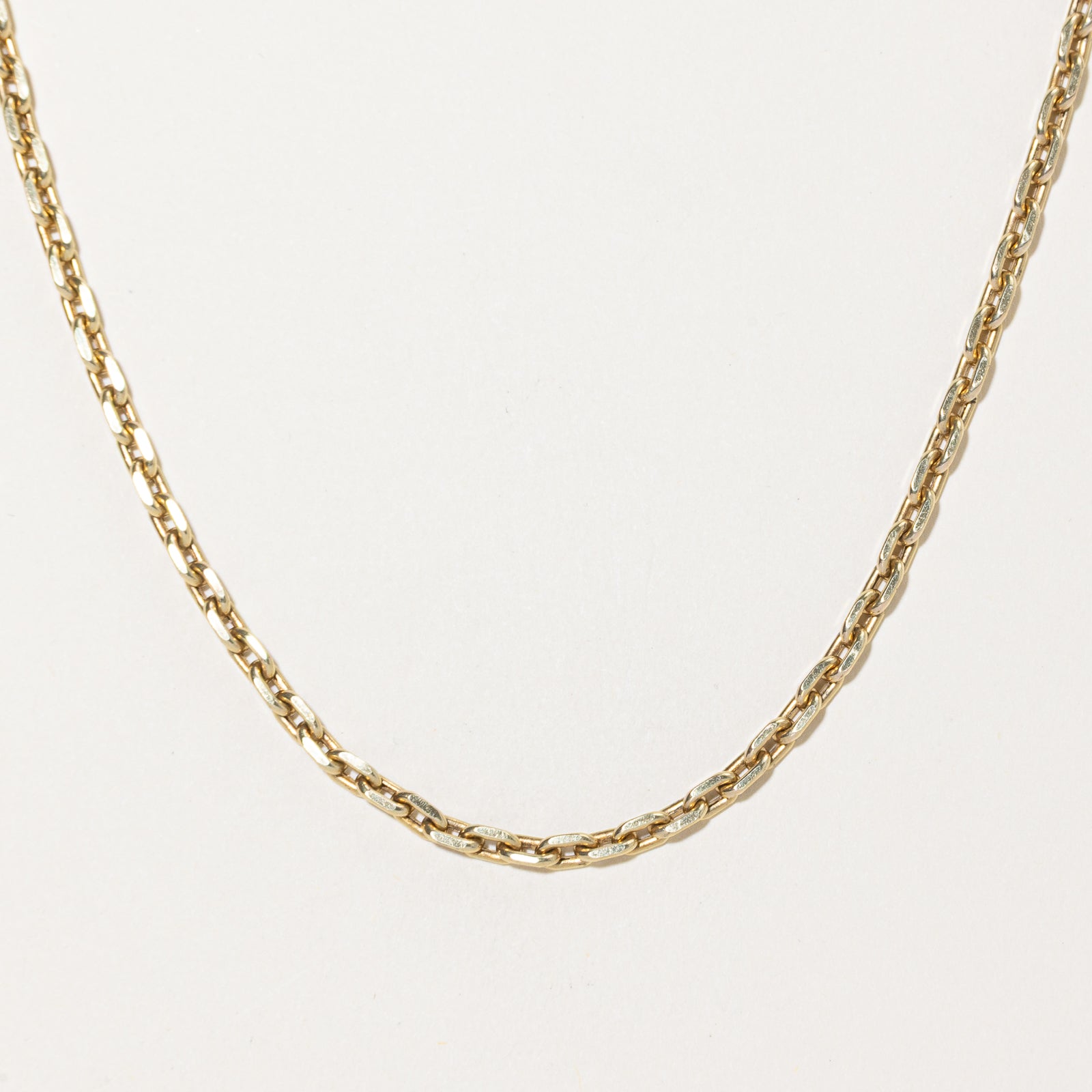 10k Yellow Gold Boston Link Chain | 2.65mm | 26"