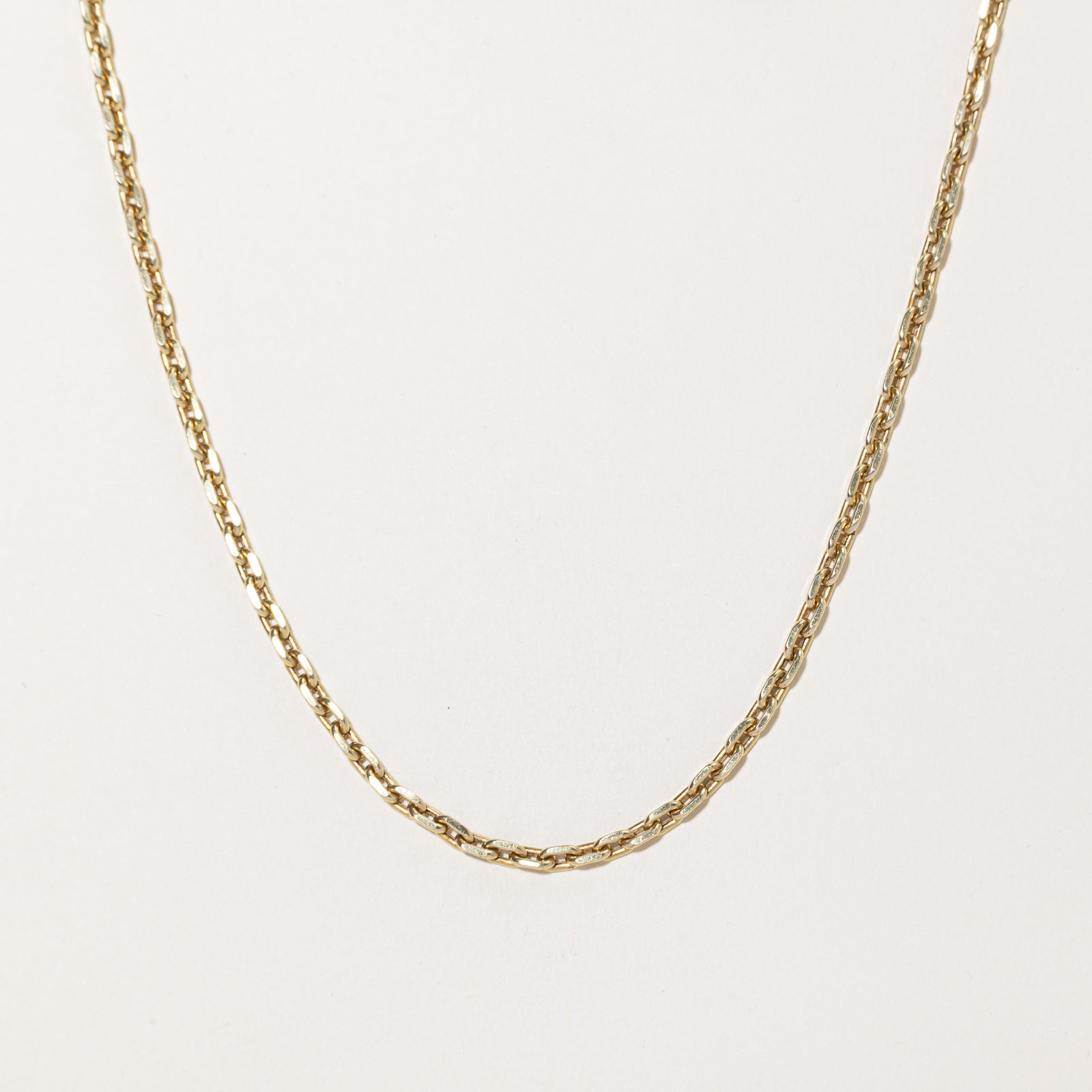 10k Yellow Gold Boston Link Chain | 2.65mm | 26"