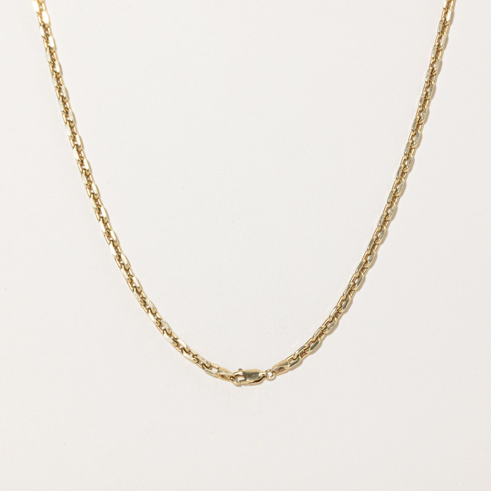 10k Yellow Gold Boston Link Chain | 2.65mm | 26"