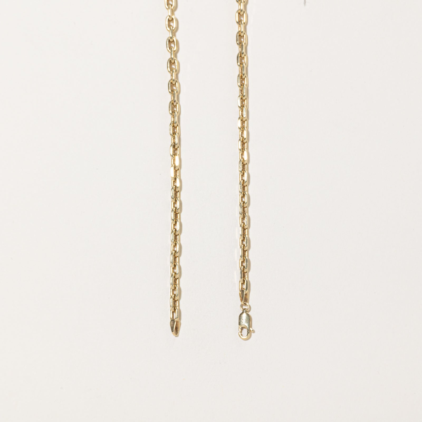 10k Yellow Gold Boston Link Chain | 2.65mm | 26"