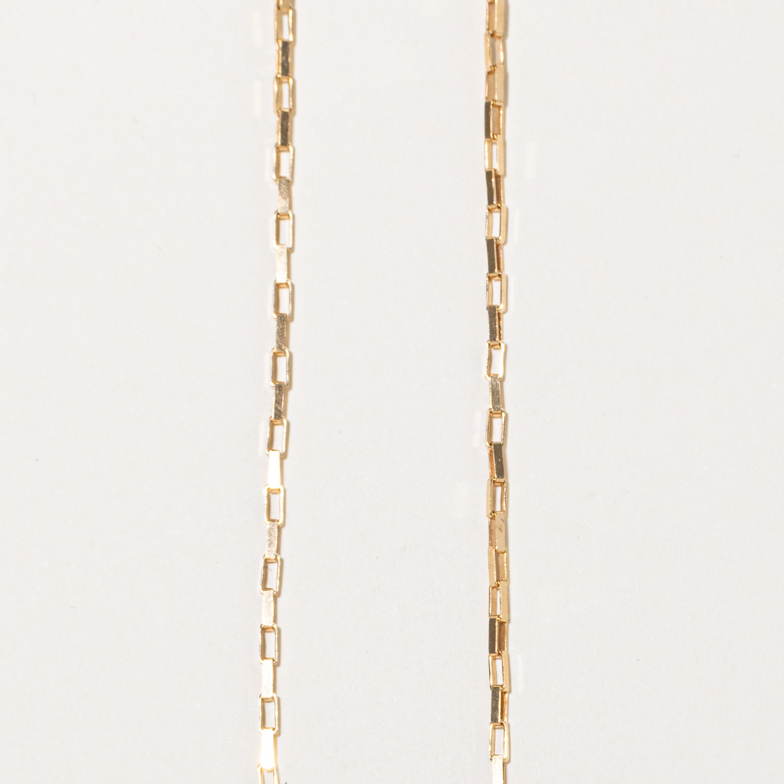 10k Yellow Gold Cable Link Chain | 15.75"