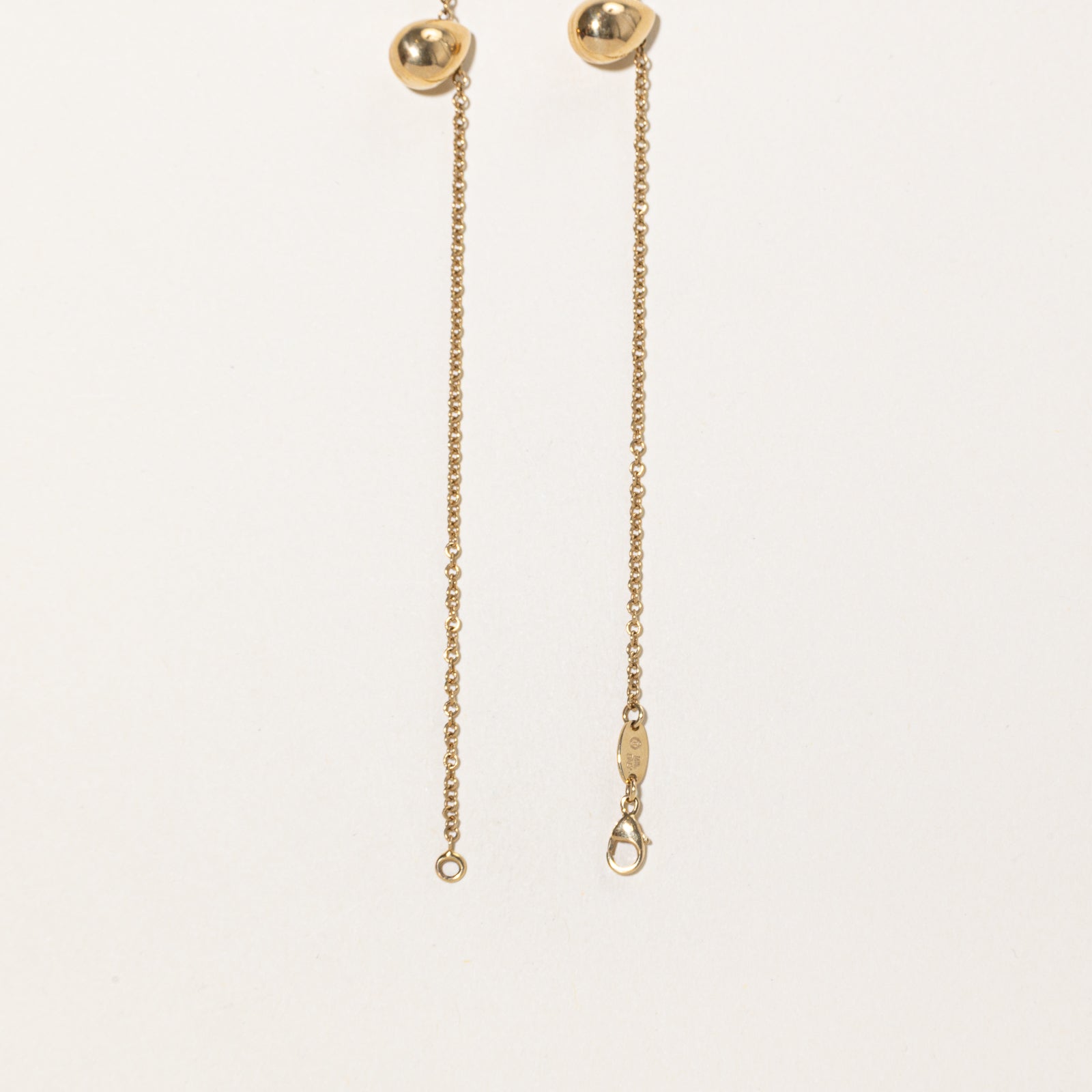 Pearl & Gold Bead Necklace | 16.5"