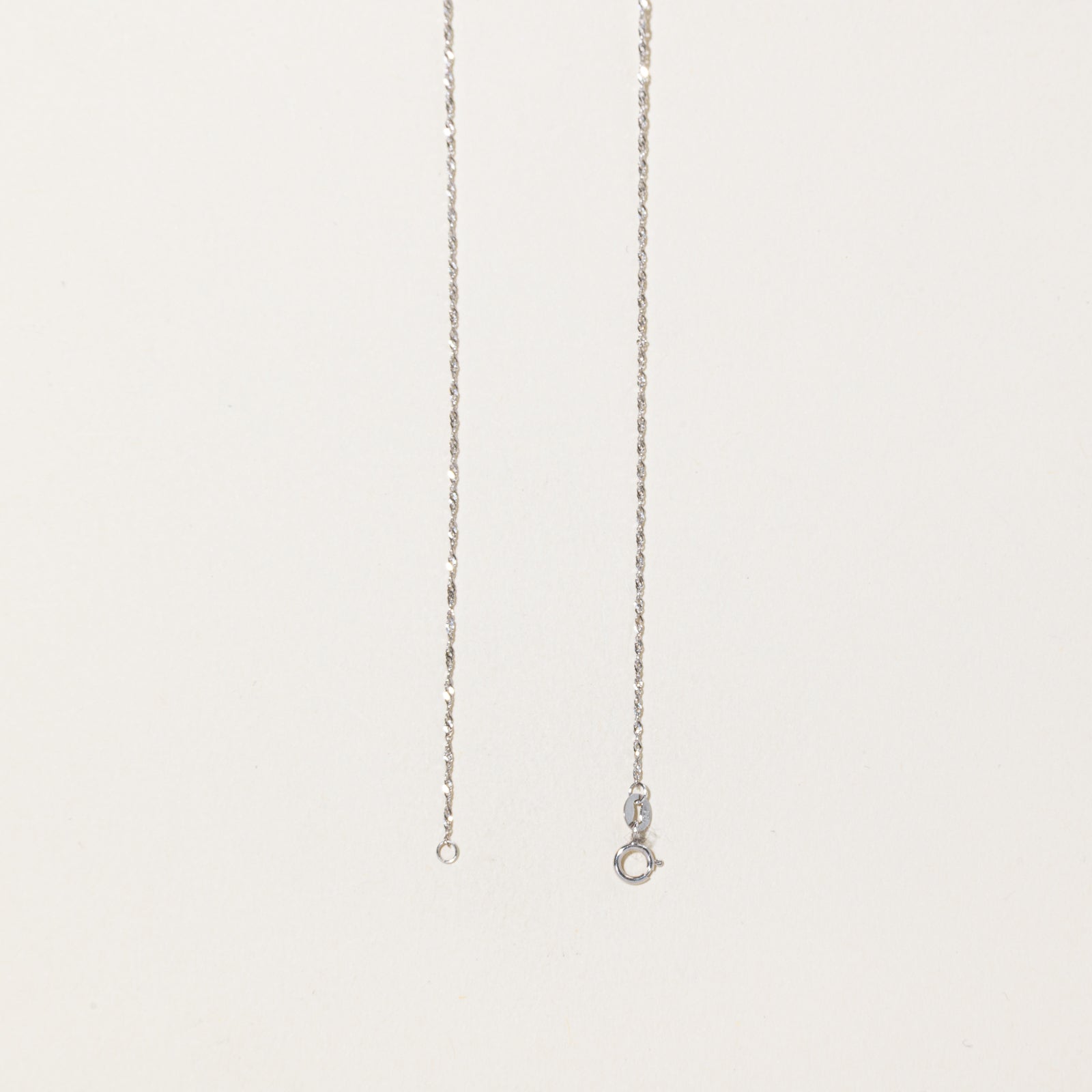 Solitaire Diamond Pendant & Necklace | 0.16ct | 17.5"