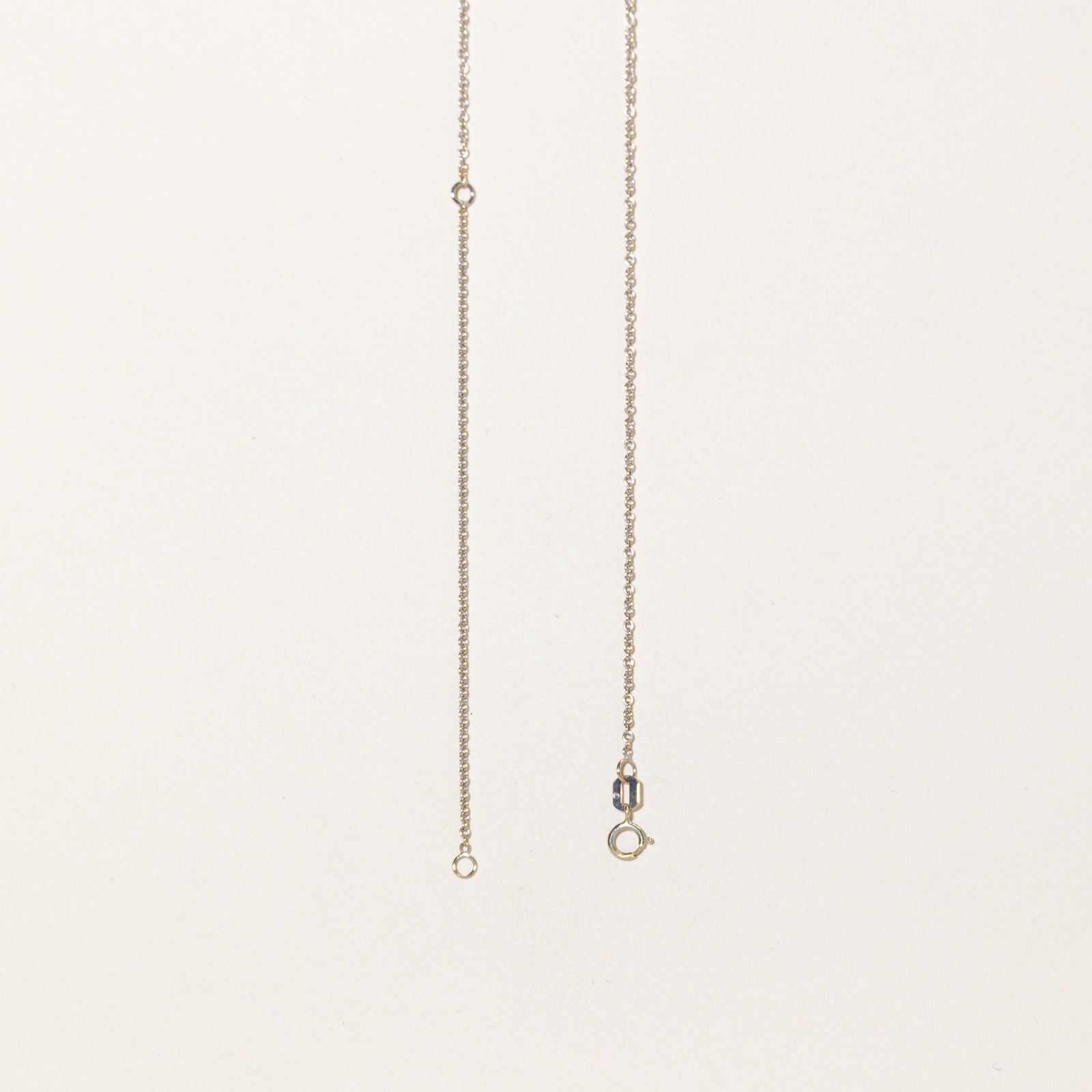 18k Solitaire Diamond Necklace | 0.98ct | 19"