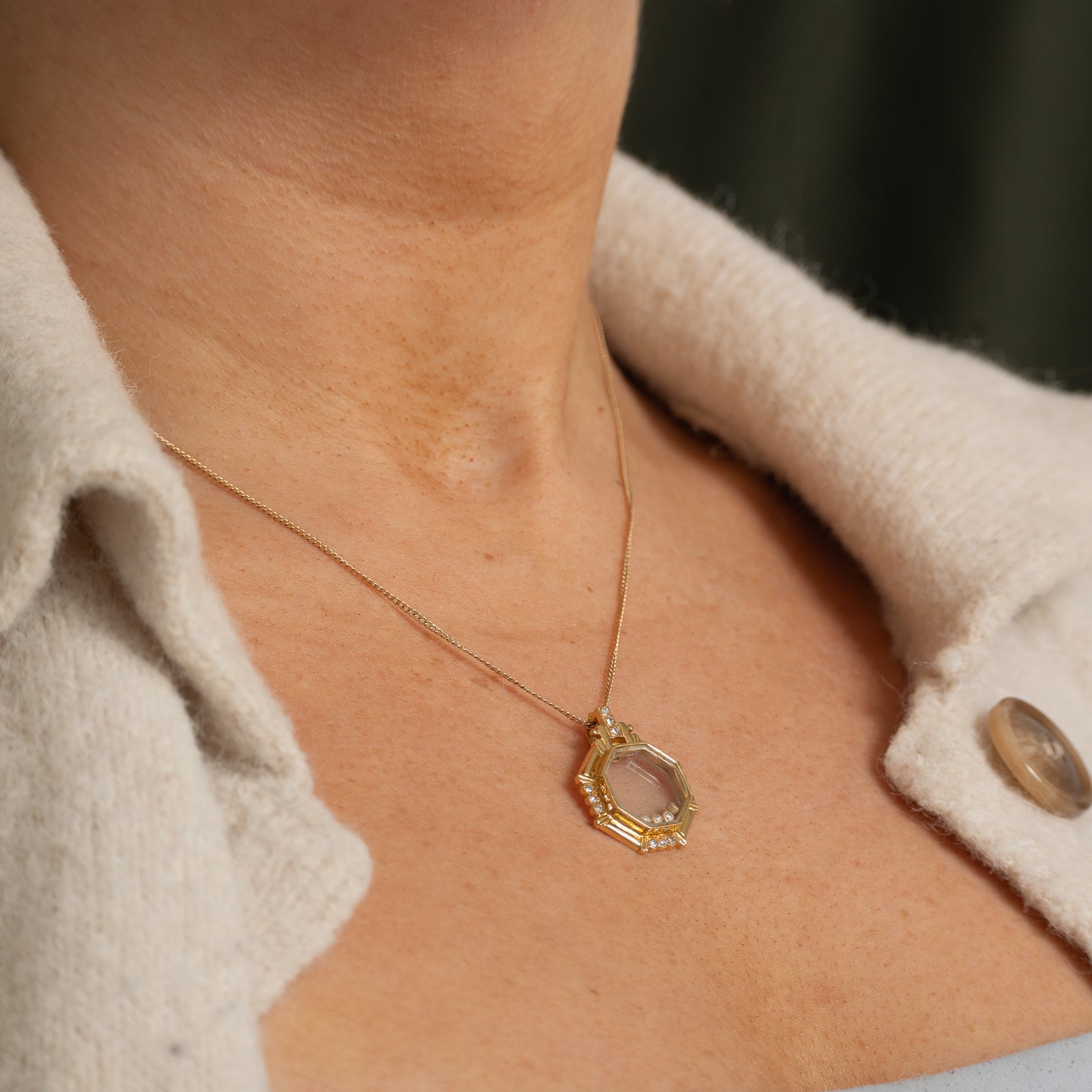 Diamond Window Pendant | 0.14ctw