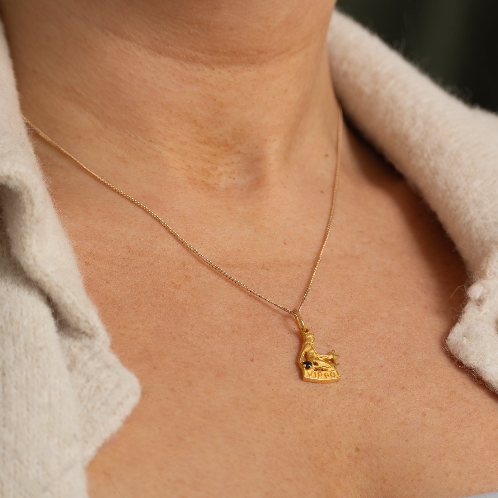 Sapphire Virgo Charm | 0.06ct
