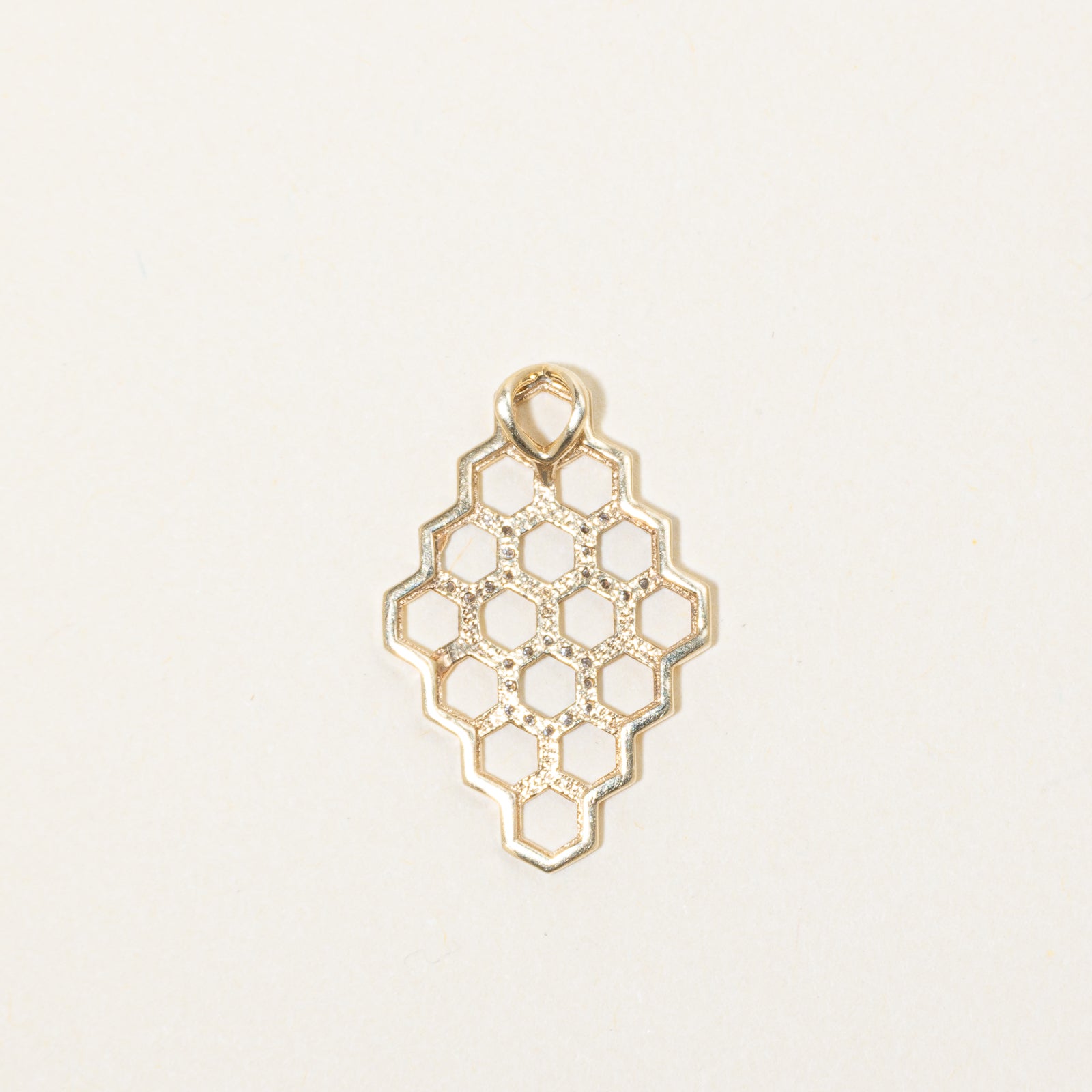 Diamond Honeycomb Pendant | 0.06ctw
