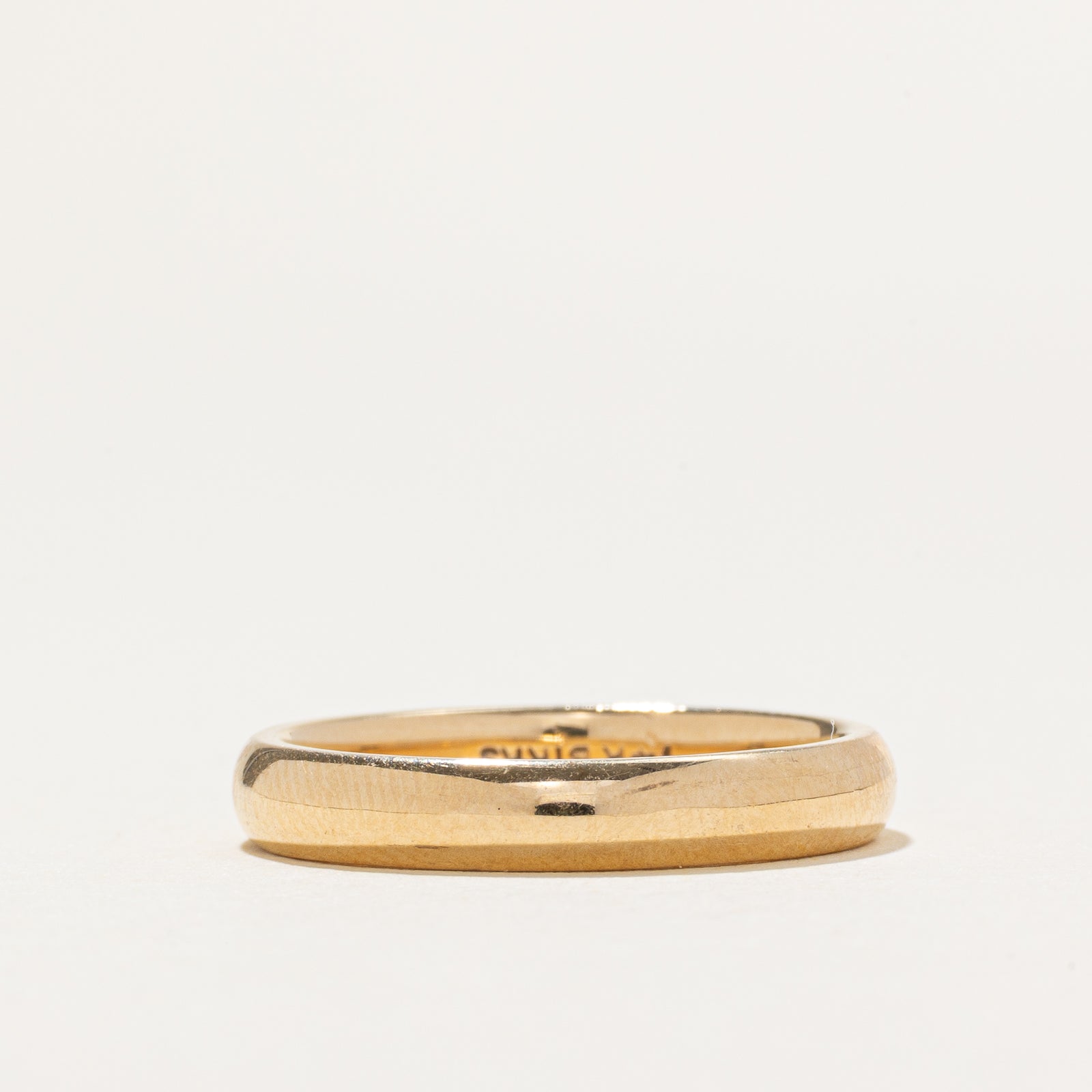 'Birks' 14k Yellow Gold Band | 3.20mm | SZ 5.75