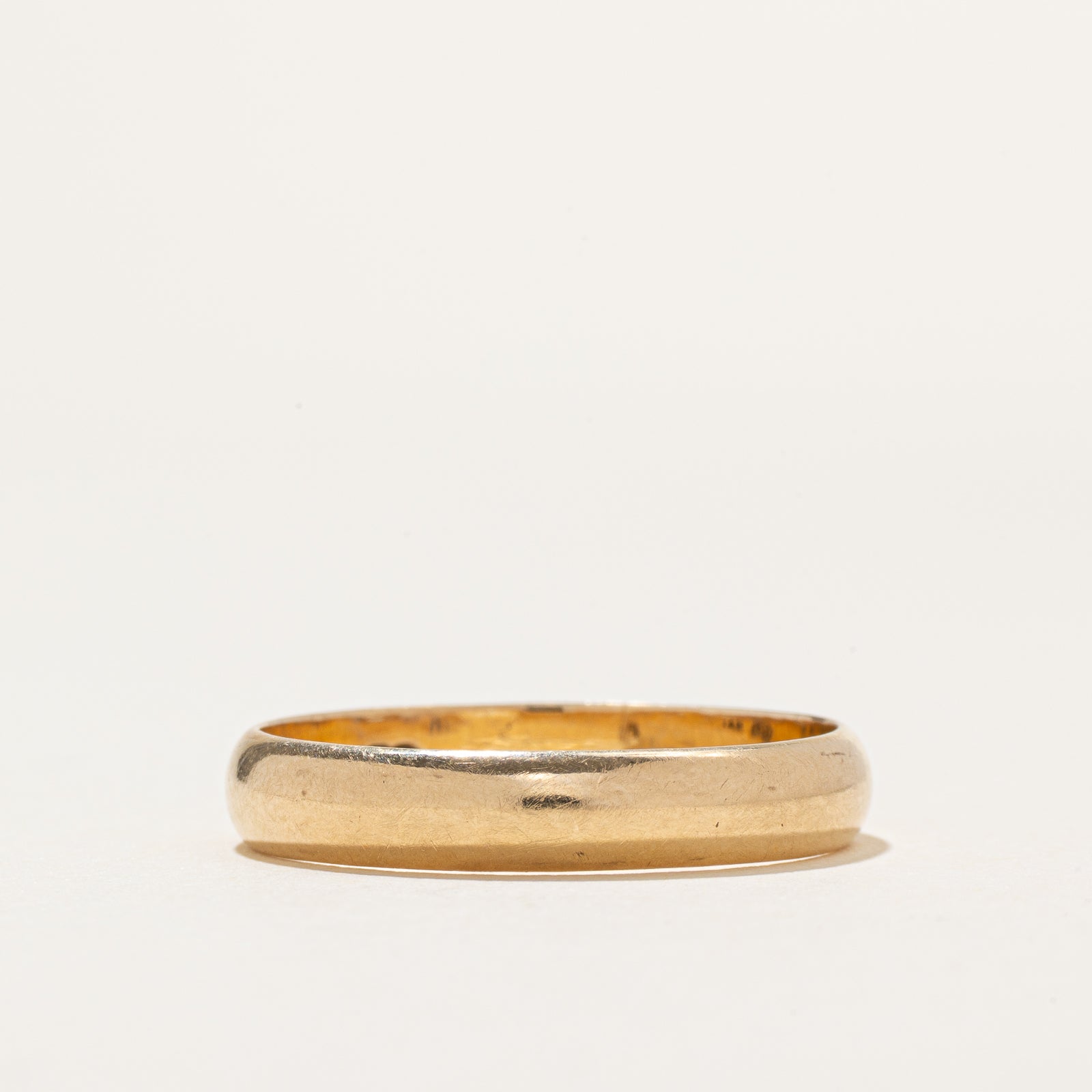 14k Yellow Gold Band | 4.20mm | SZ 11