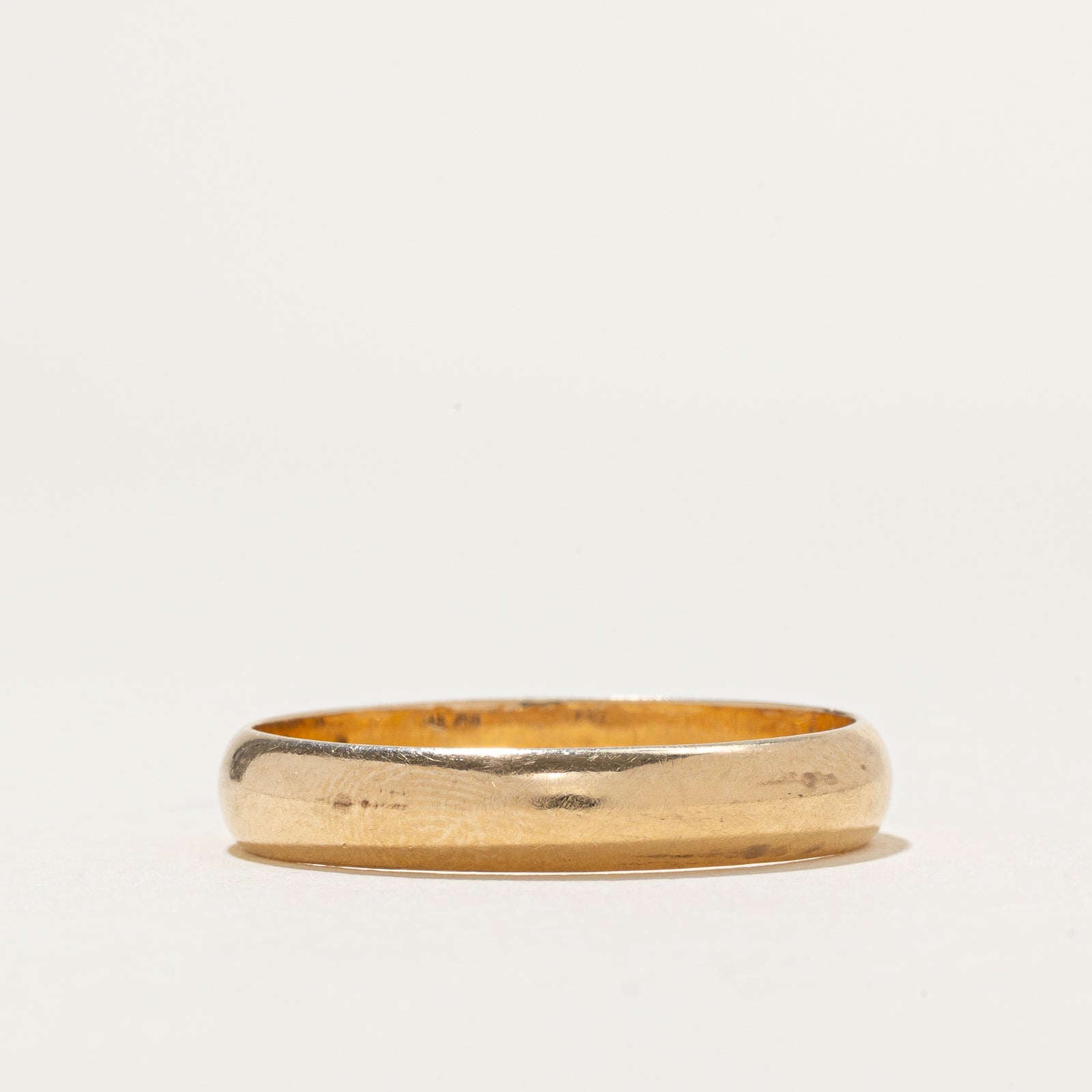 14k Yellow Gold Band | 4.20mm | SZ 11