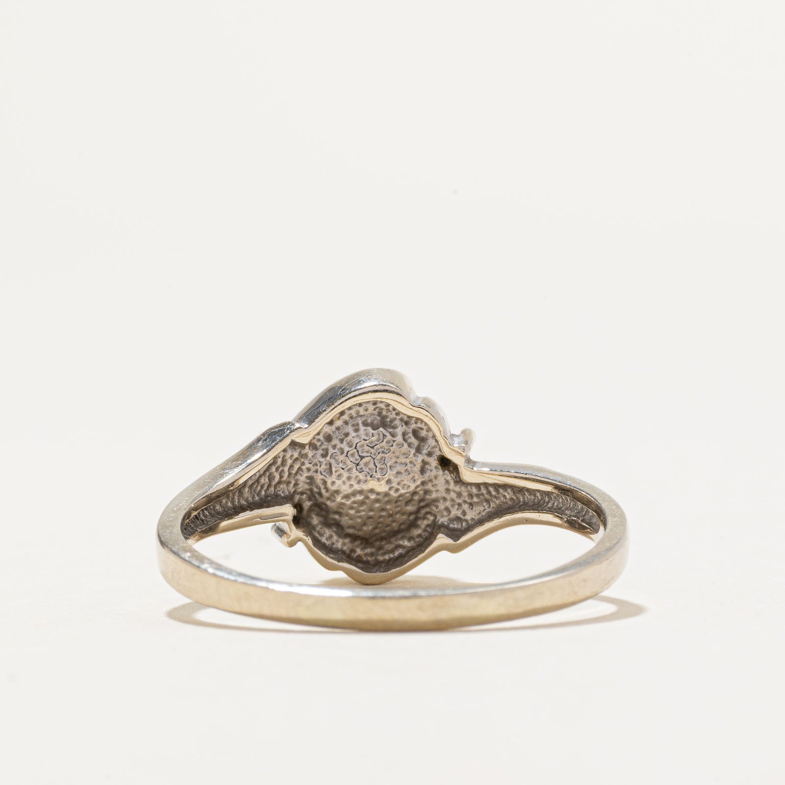 Pearl & Diamond Bypass Ring | 0.01ctw | SZ 8