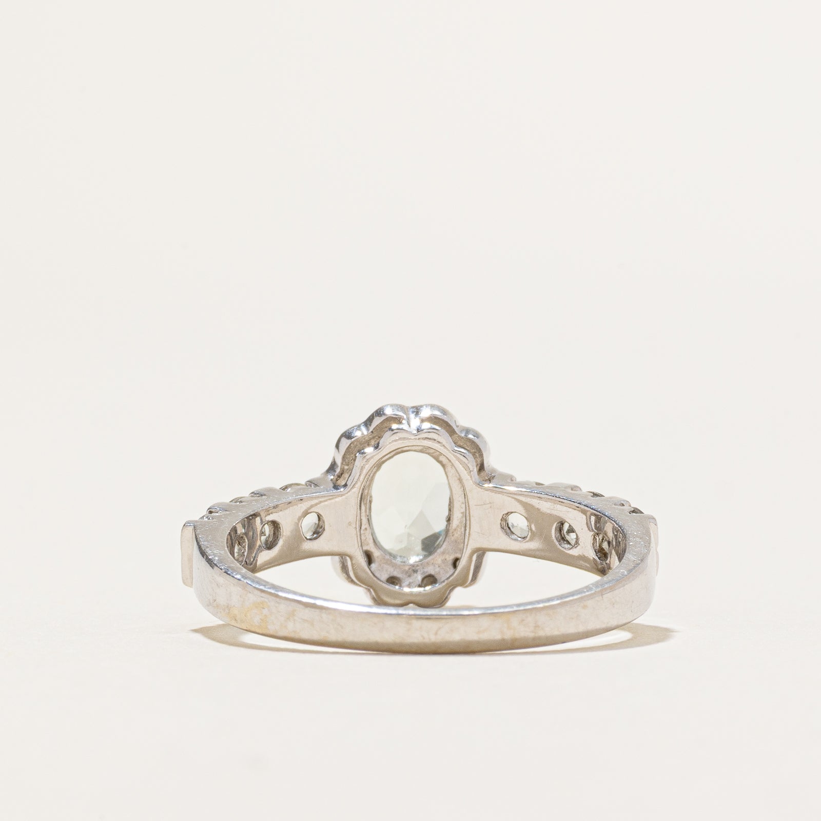 Prasiolite & Diamond Ring | 1.00ctw, 0.08ctw | SZ 6.75