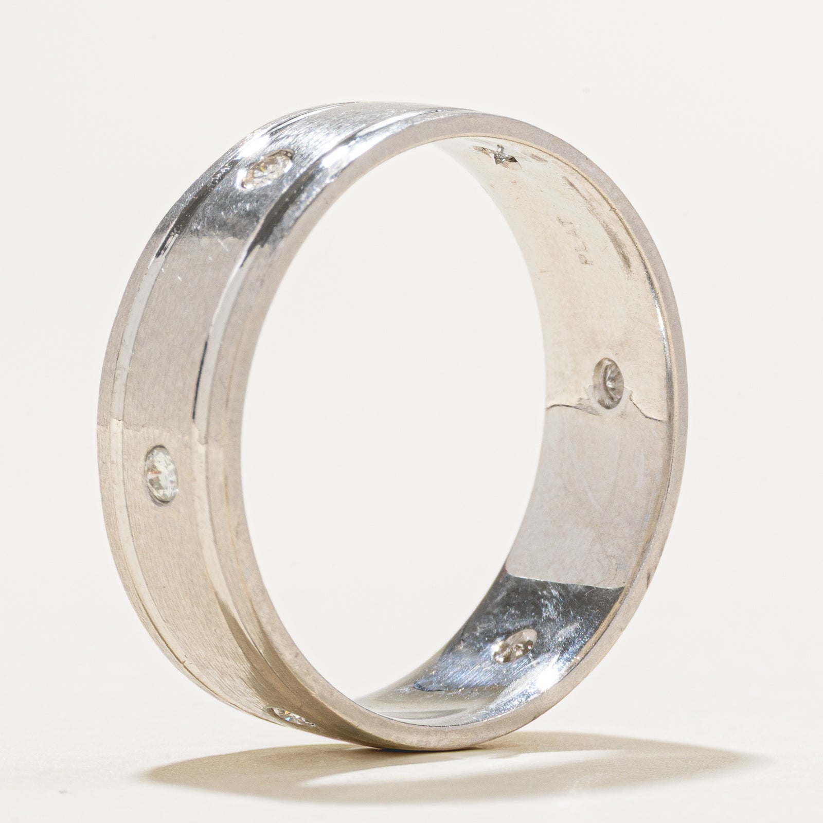 Flush Set Diamond Band | 0.08ctw | SZ 10.25