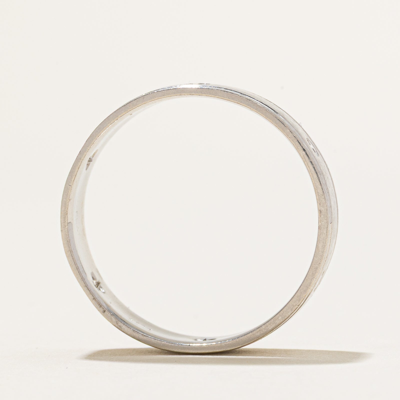 Flush Set Diamond Band | 0.08ctw | SZ 10.25